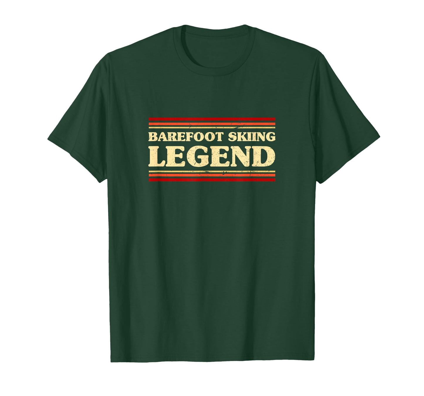 Barefoot Skiing Legend Barefooting Adventure Sports T-Shirt