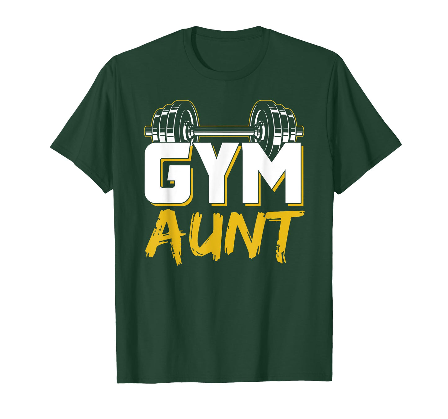 Gym Aunt Fitness Weightlifting Training Workout T-Shirt