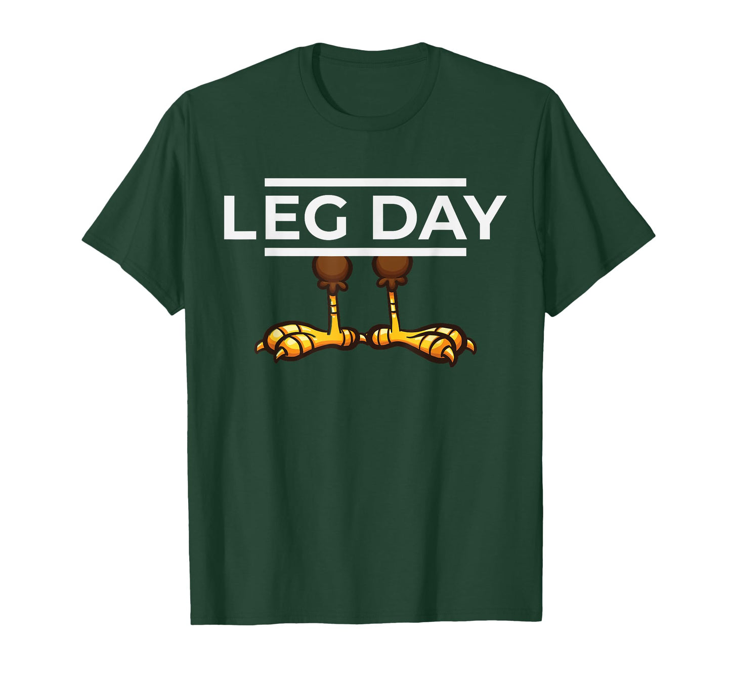 Leg Day Workout Shirt Thanksgiving Tshirt T-Shirt