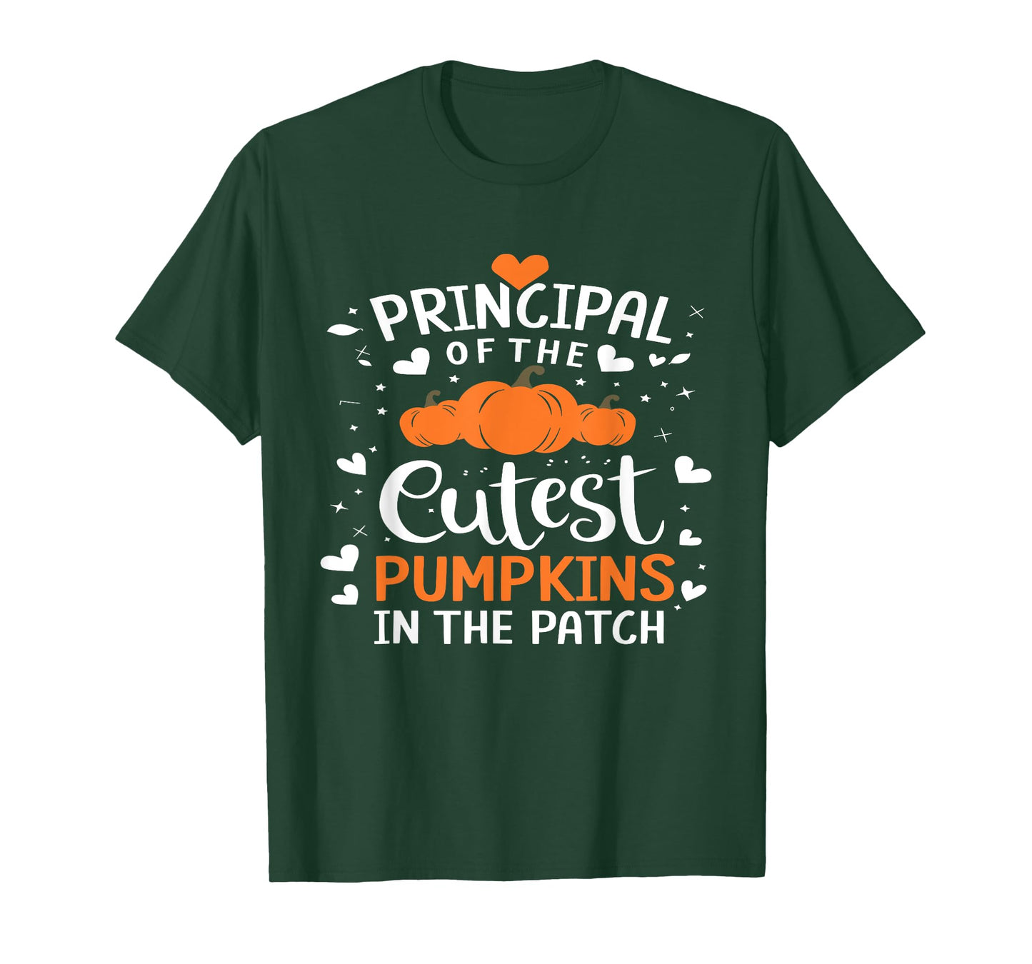 Principal Of The Cutest Pumpkins In The Patch Halloween Tee T-Shirt