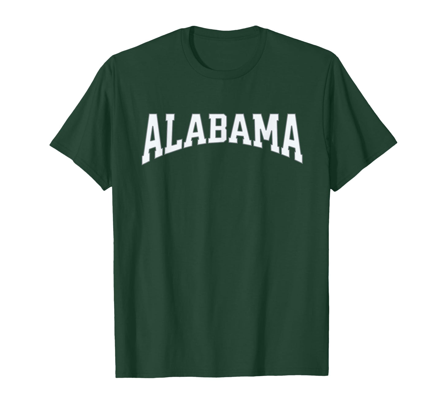 Vintage Alabama Arched Print Sports Fan Retro T-Shirt
