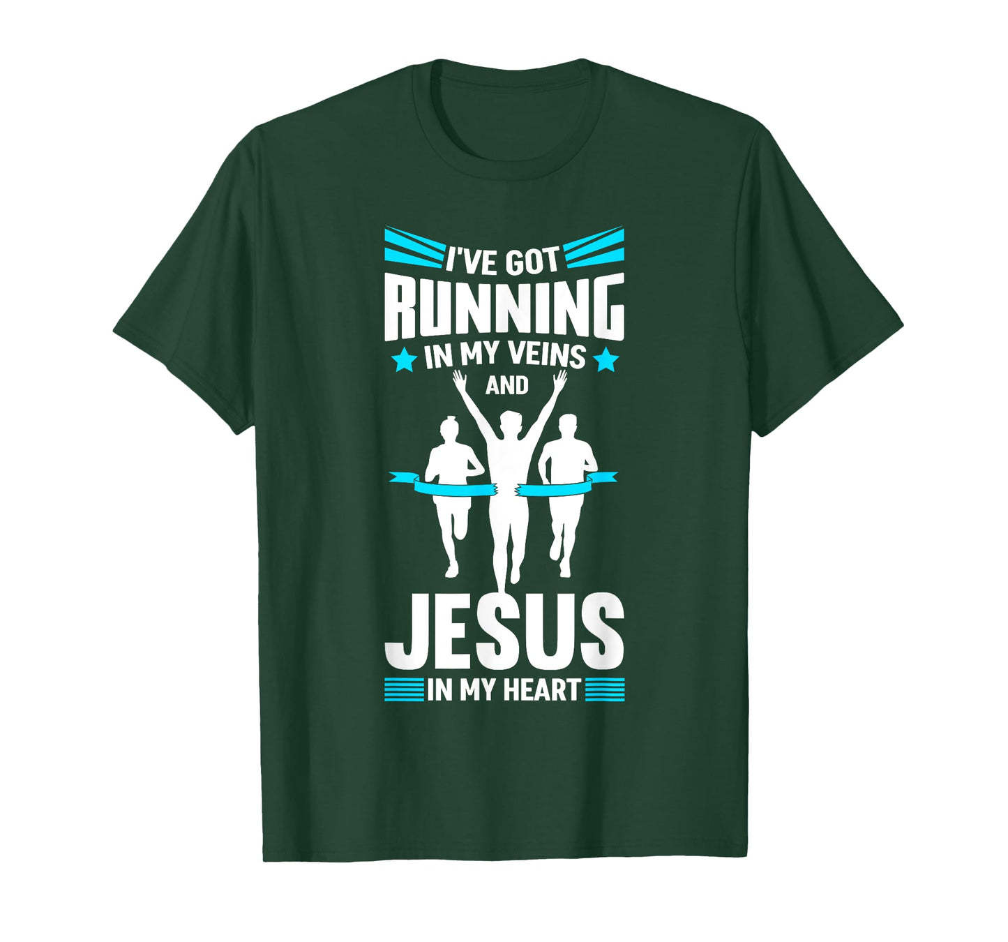 Marathon Runner Costume Running Jesus Quotes Marathoner T-Shirt