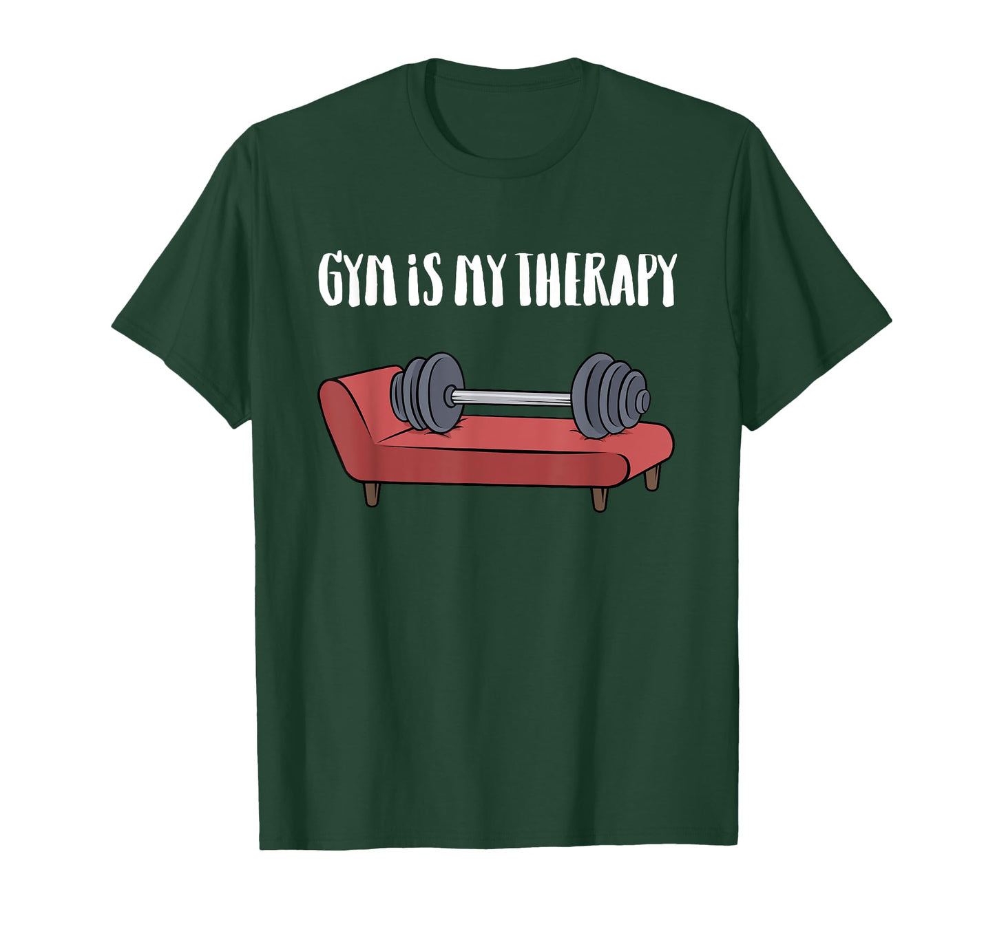 Gym Is My Therapy TShirt Funny Gym Shirt T-Shirt