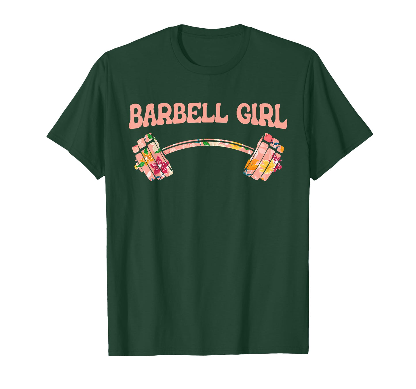 Barbell Girl - Barbell Gear Training Fitness Gym Barbell T-Shirt