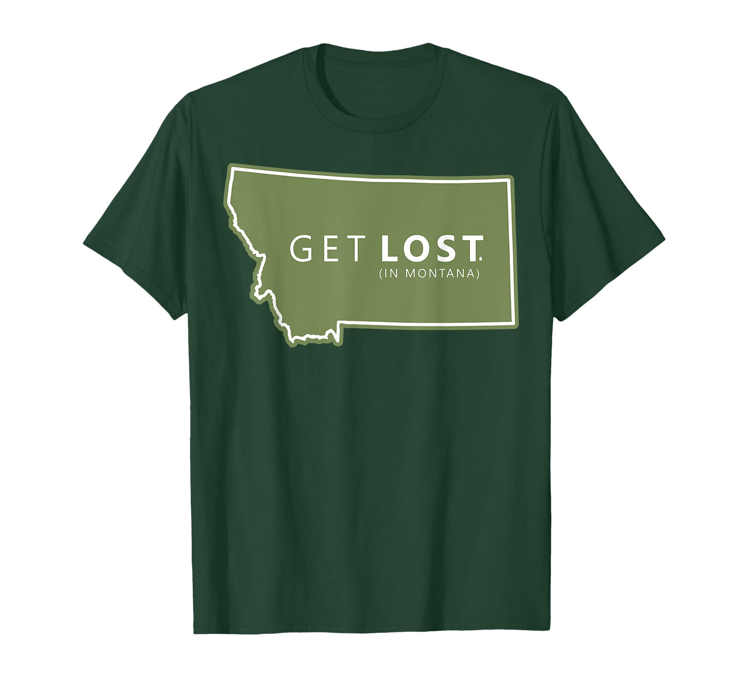 Get Lost in Montana Tee, ost Camping Tee, Hiking Adventure T-Shirt