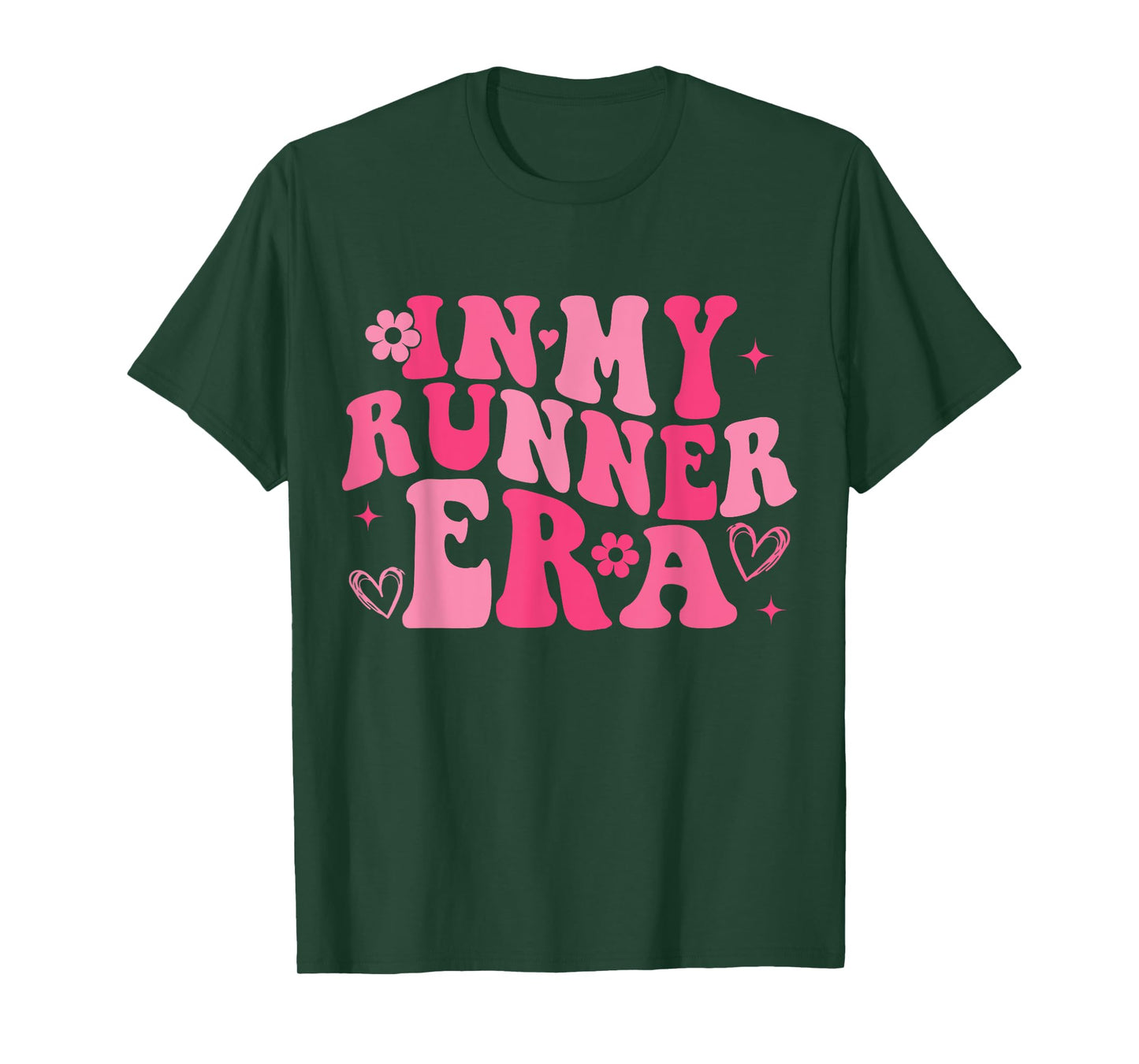 In My Runner Era Funny Running Marathon Groovy Running Mom T-Shirt