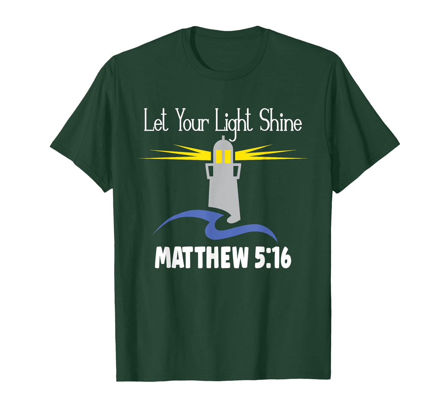 Christianity Jesus Lighthouse-let your light shine T-Shirt