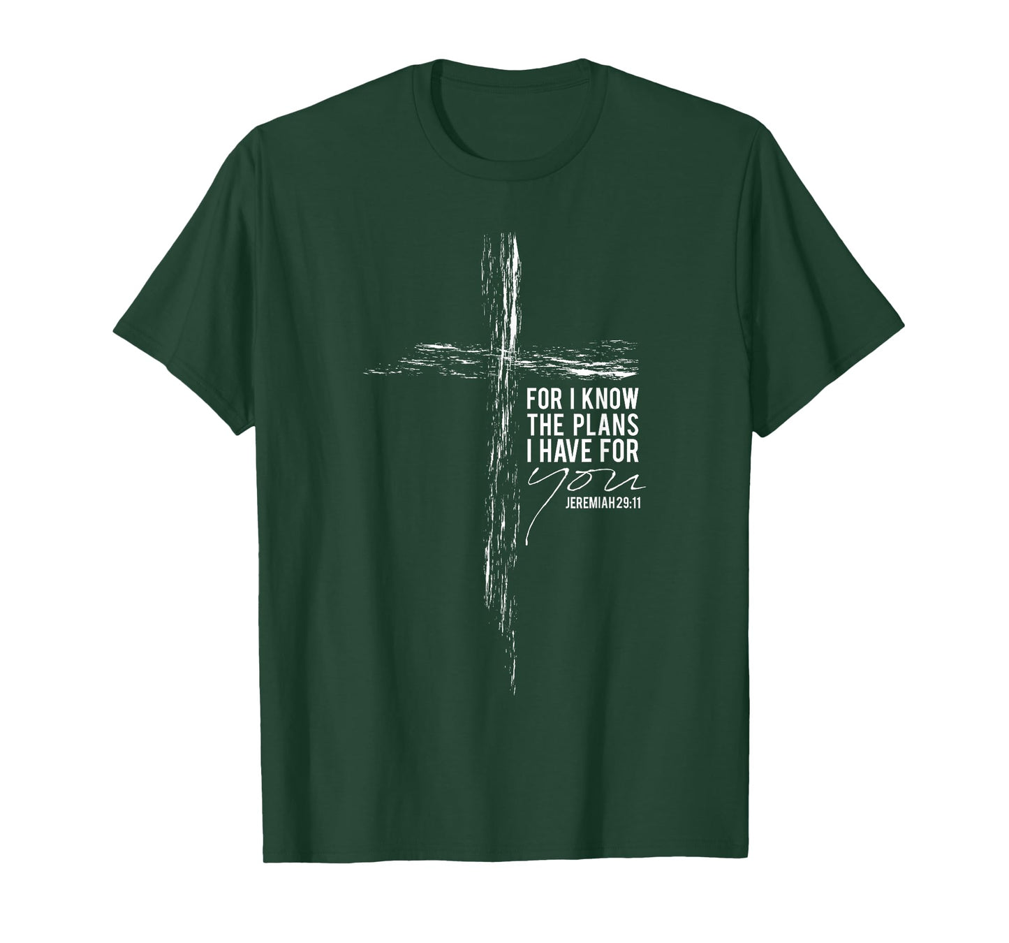 Jeremiah 29:11 Christian Cross Gifts Men Women Wife Husband T-Shirt
