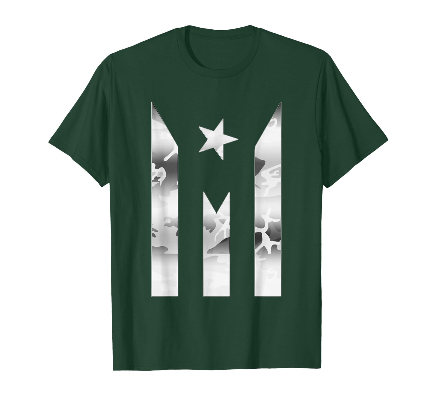 Boricua Strong Puerto Rico Resiste Black Flag Camo T-Shirt - Men's Unisex Adults Classic Fit Short Sleeve Crew Neck T-Shirt - Small - Black - 1 Count