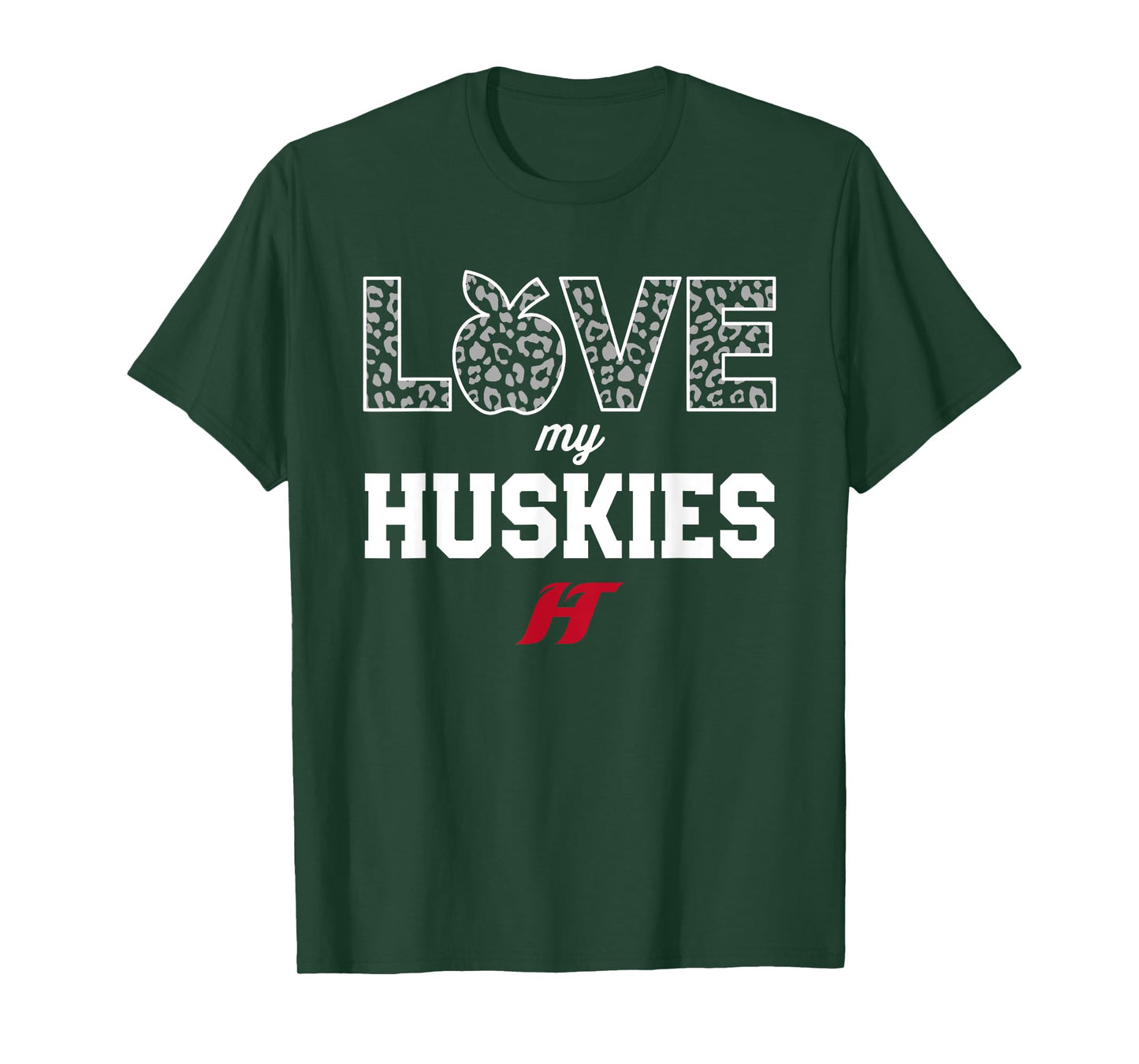 Hewitt-Trussville Huskies Logo Love My Team HS T-Shirt