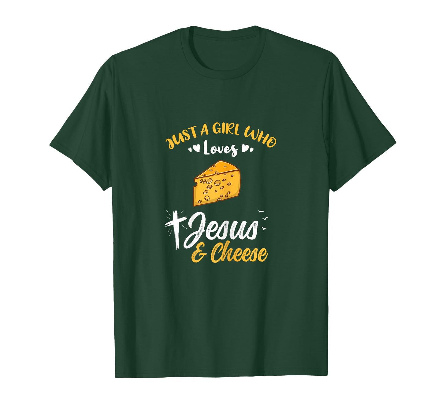 Just A Girl Who Loves Jesus And Cheese T-Shirt
