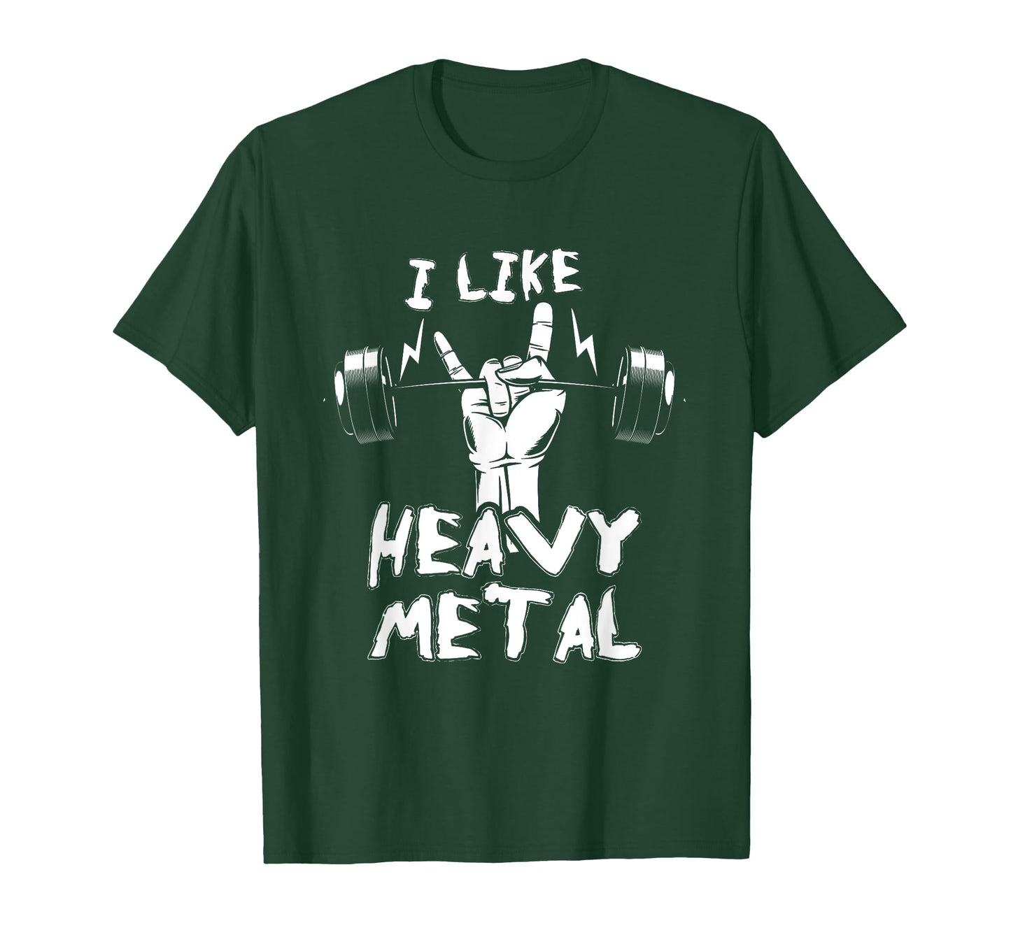 Exercise Fitness Instructor Personal Trainer Gift Heavy Metal Weightlifting Bodybuilding Gym Workout Barbell T-Shirt