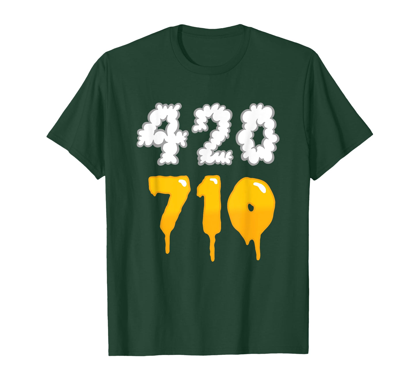 420 710 Weed Oil Dabs Funny Weed T-Shirt