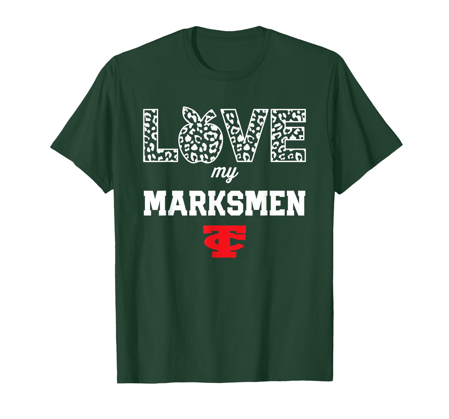 Tell City Marksmen Logo Love My Team HS T-Shirt