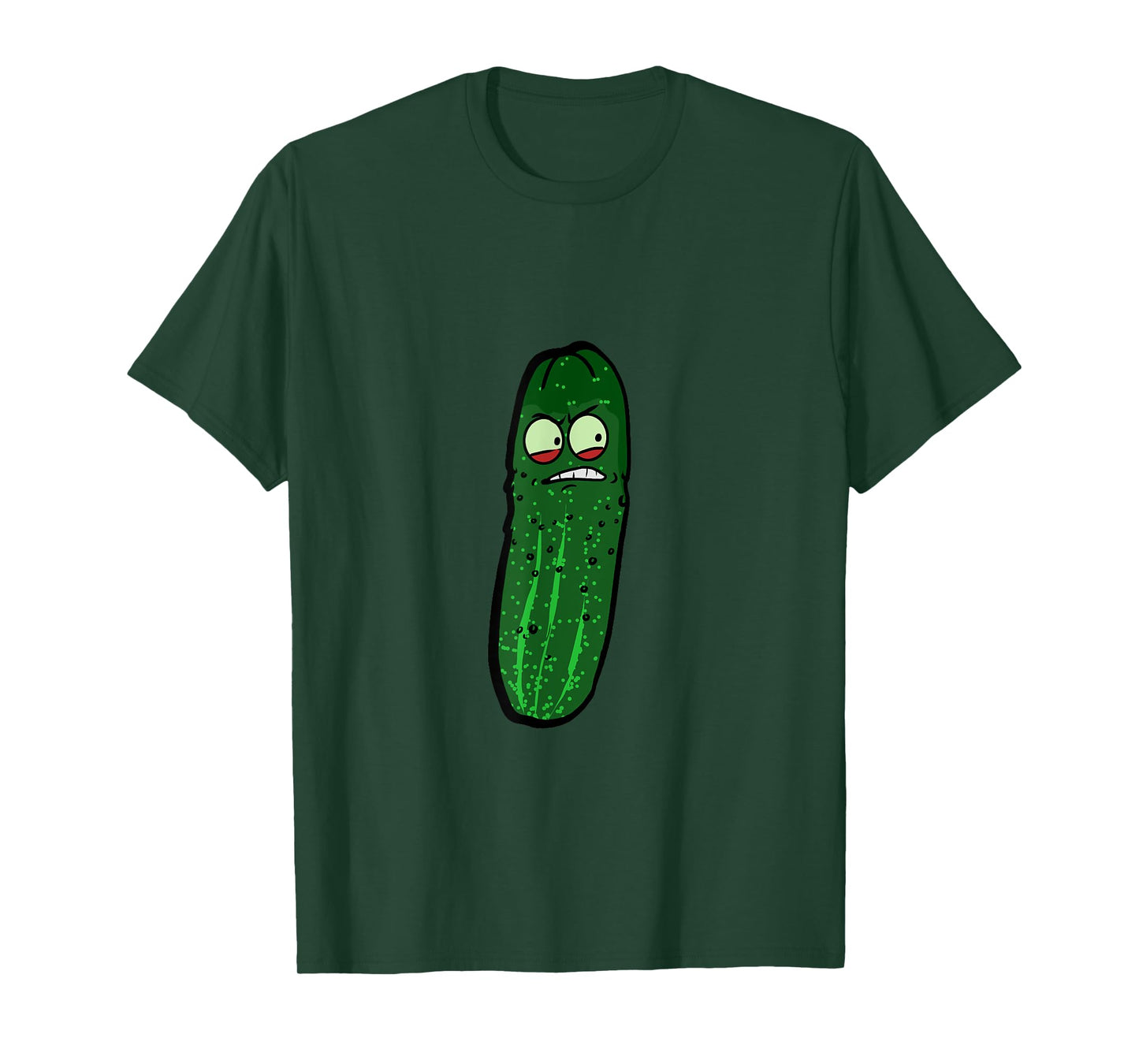 Funny Angry Pickle Face T-Shirt