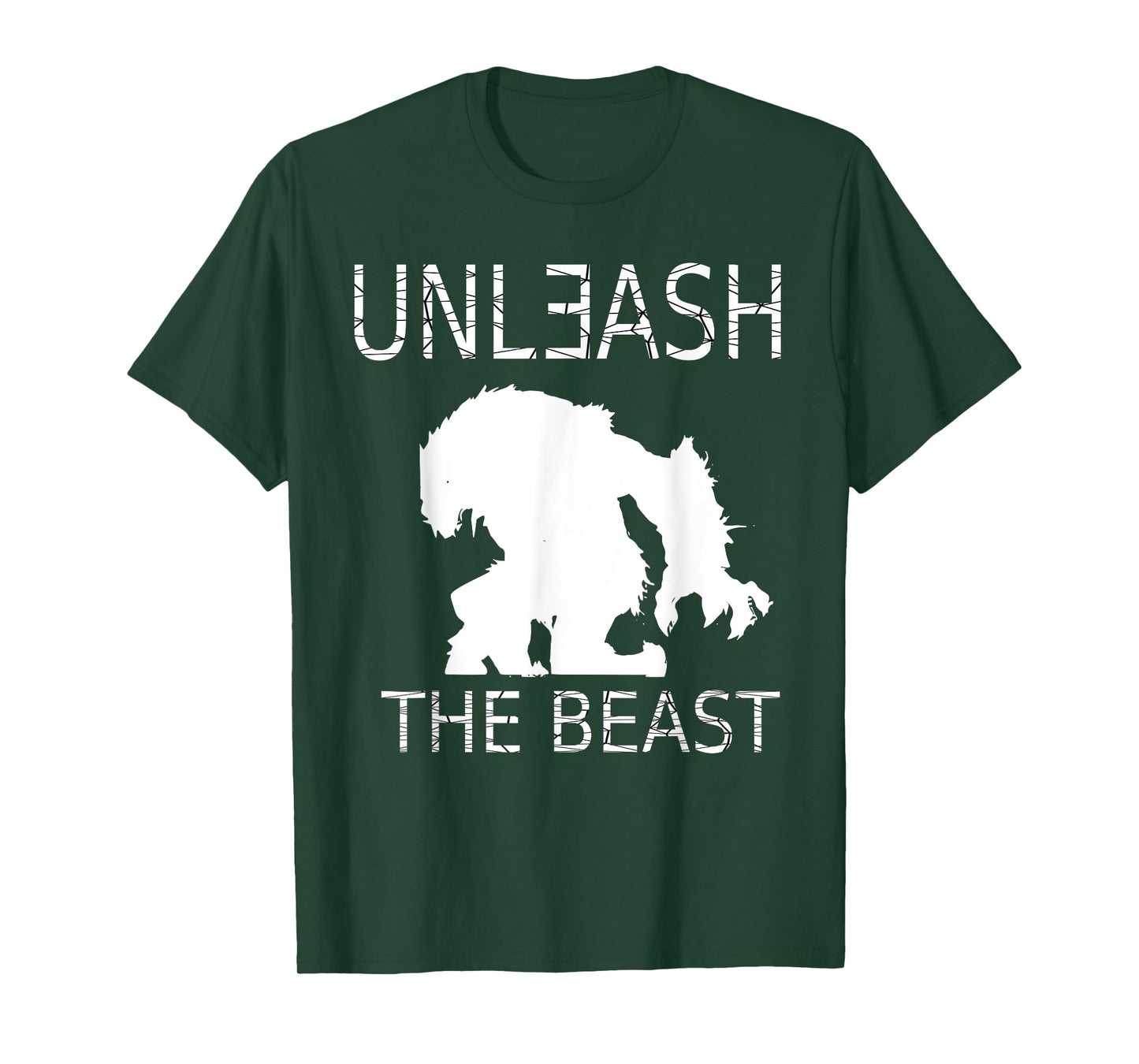 Unleash The Beast Workout Motivation Gym Graphic T-Shirt