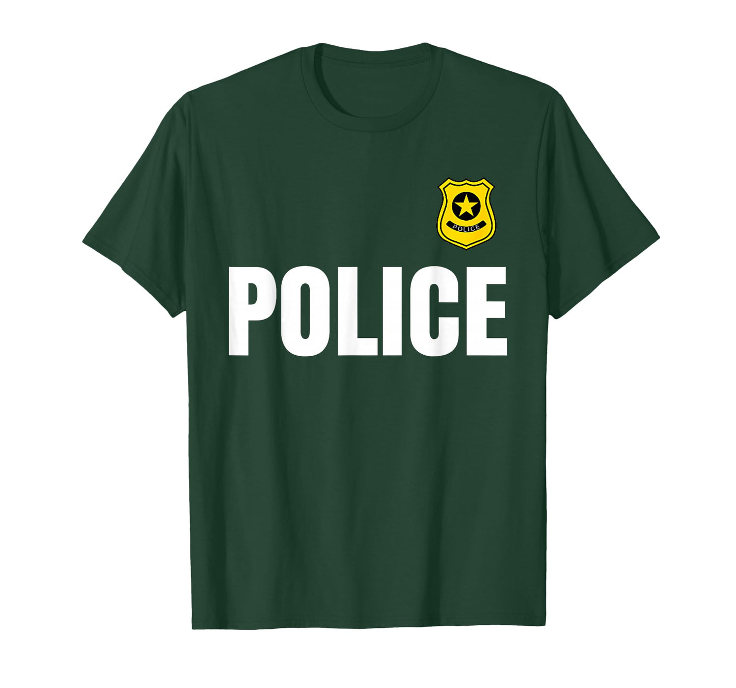 Policeman Police Officer Costume Police Officer Halloween T-Shirt