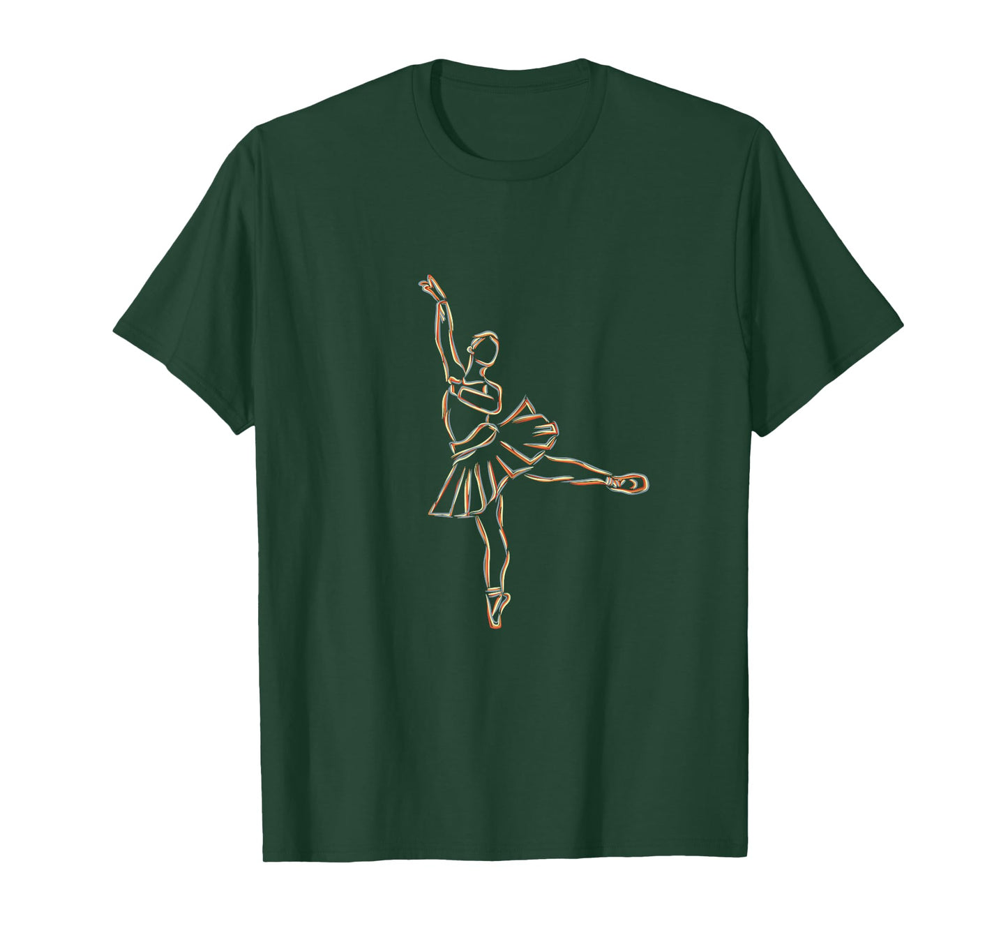 Ballet Girl Drawing Ballet Teacher Ballet Studio T-Shirt