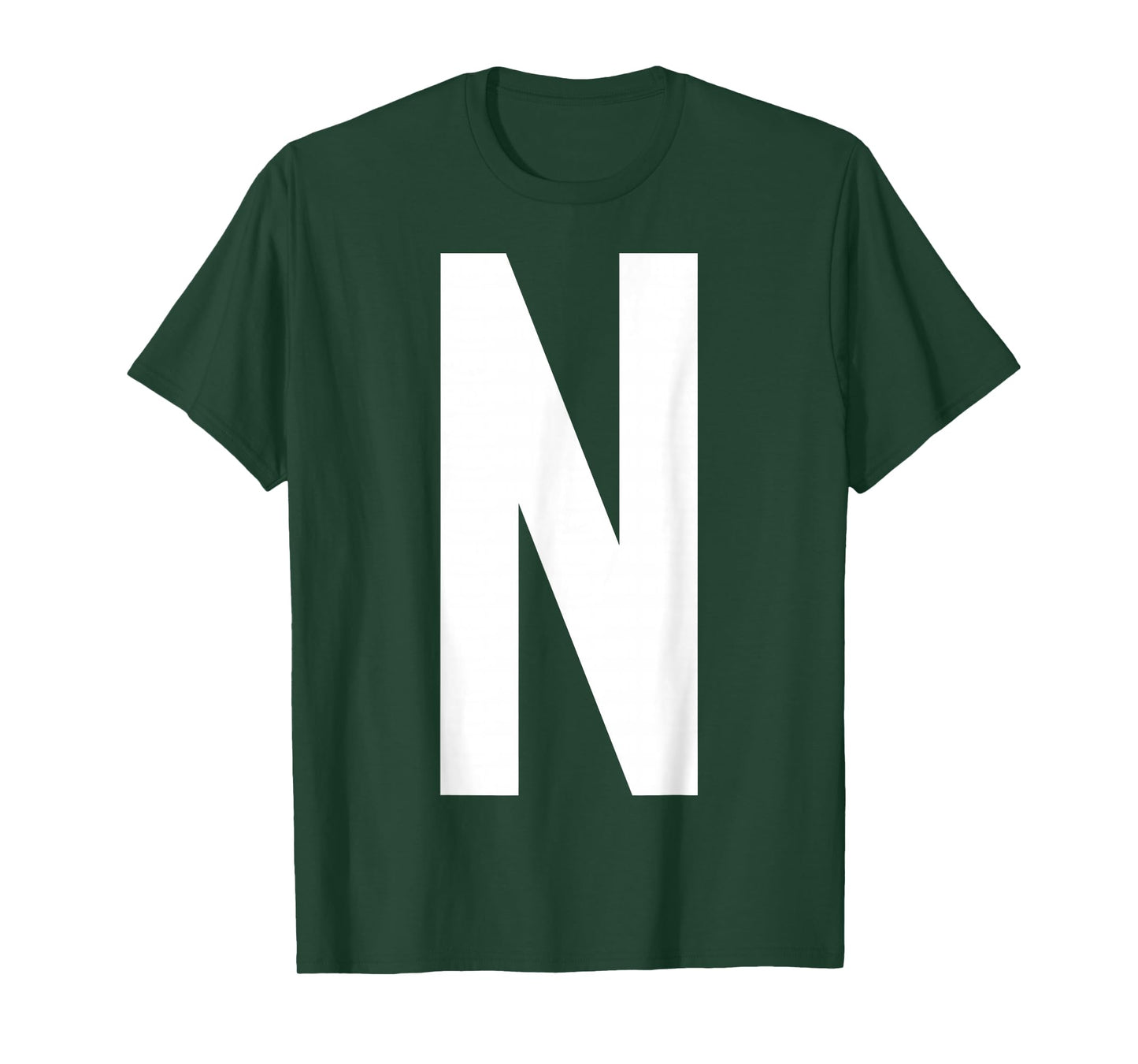 Letter N Funny Group Matching Christmas Costume 2025 Family T-Shirt