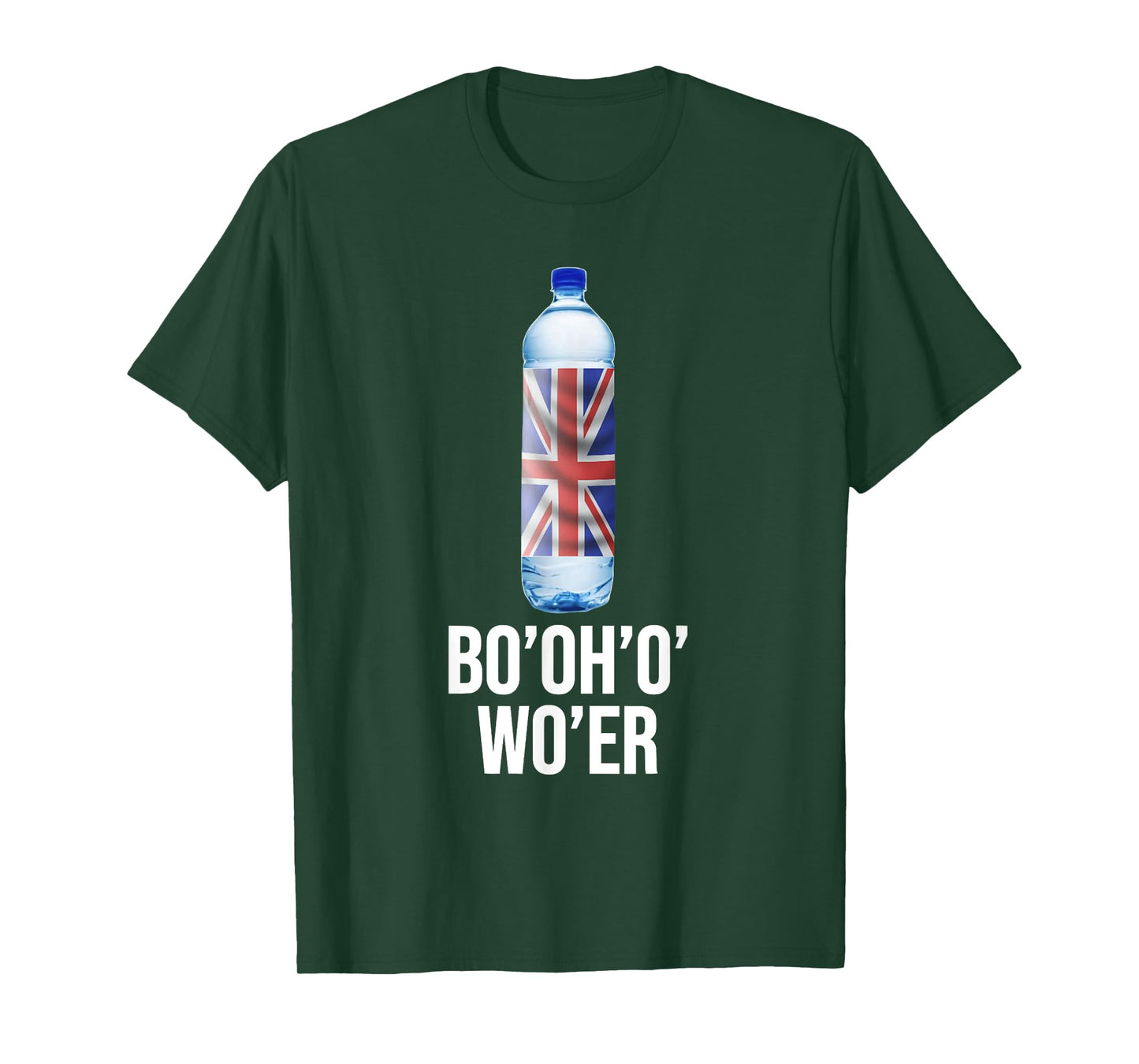 Funny British Accent Joke Bottle Of Water T-Shirt