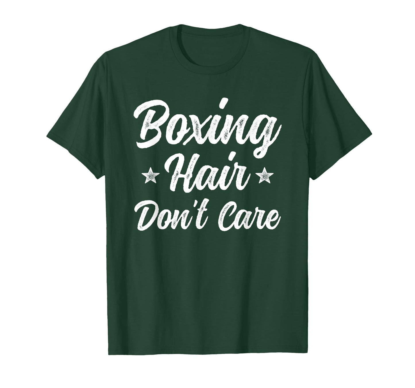 Boxing Hair Don't Care Funny Martial Art Gift T-Shirt