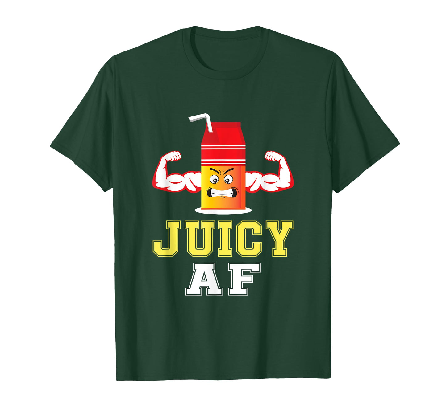 Juicy AF Juice Box Gym Fitness Shirt T-Shirt