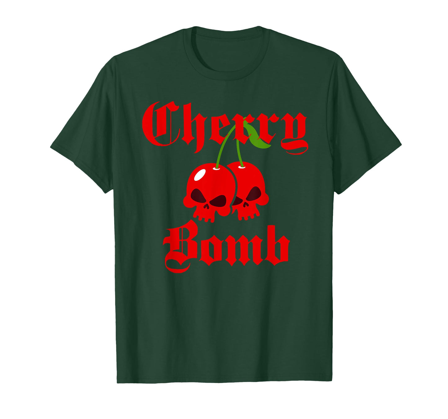 Old English Cherry Bomb Skulls T-Shirt