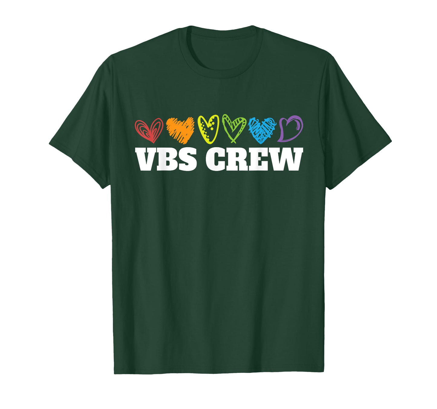 VBS Crew Hearts Vacation Bible School Squad Bible Study T-Shirt