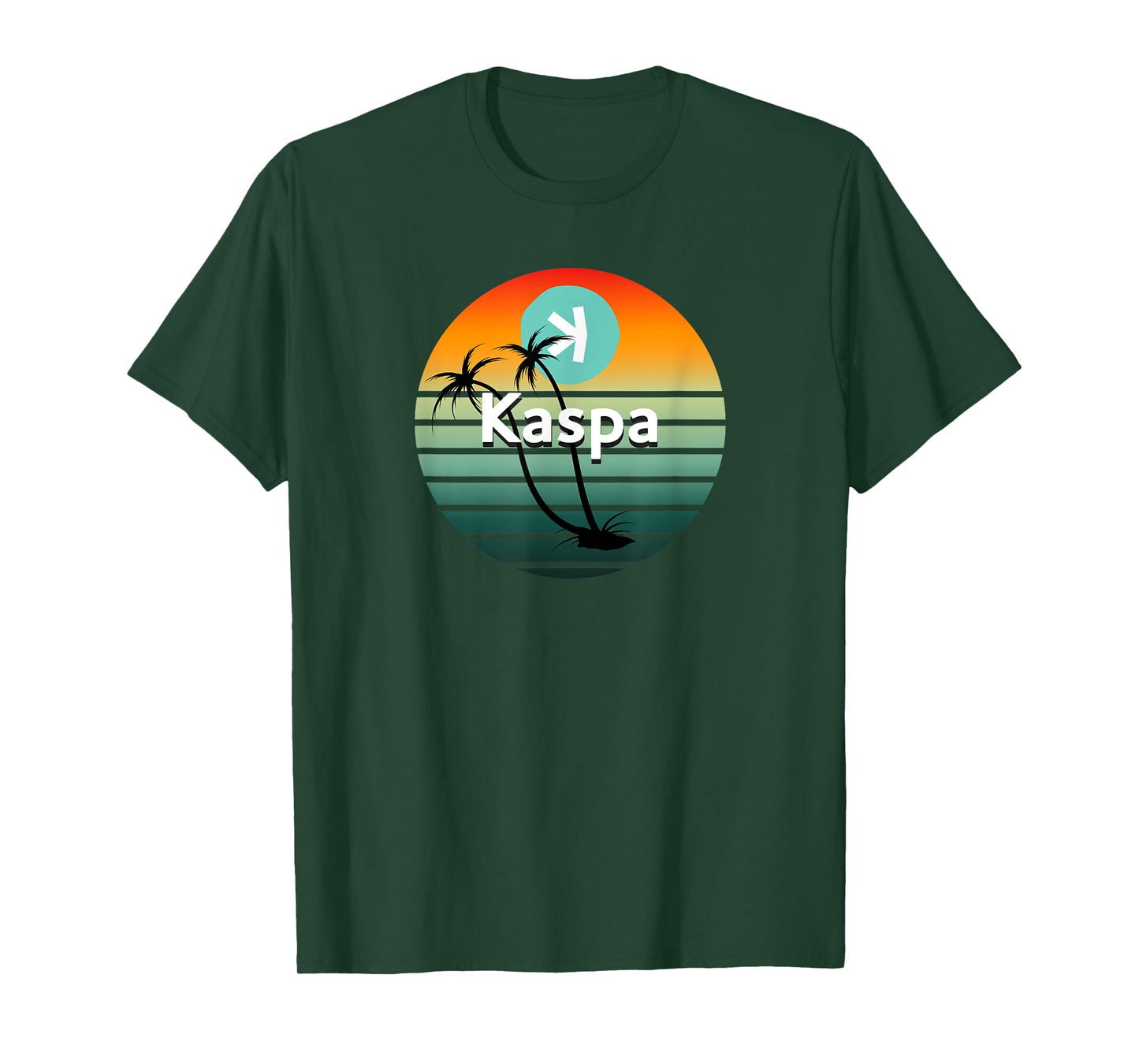 Kaspa CryptoRetro Sunset T-Shirt