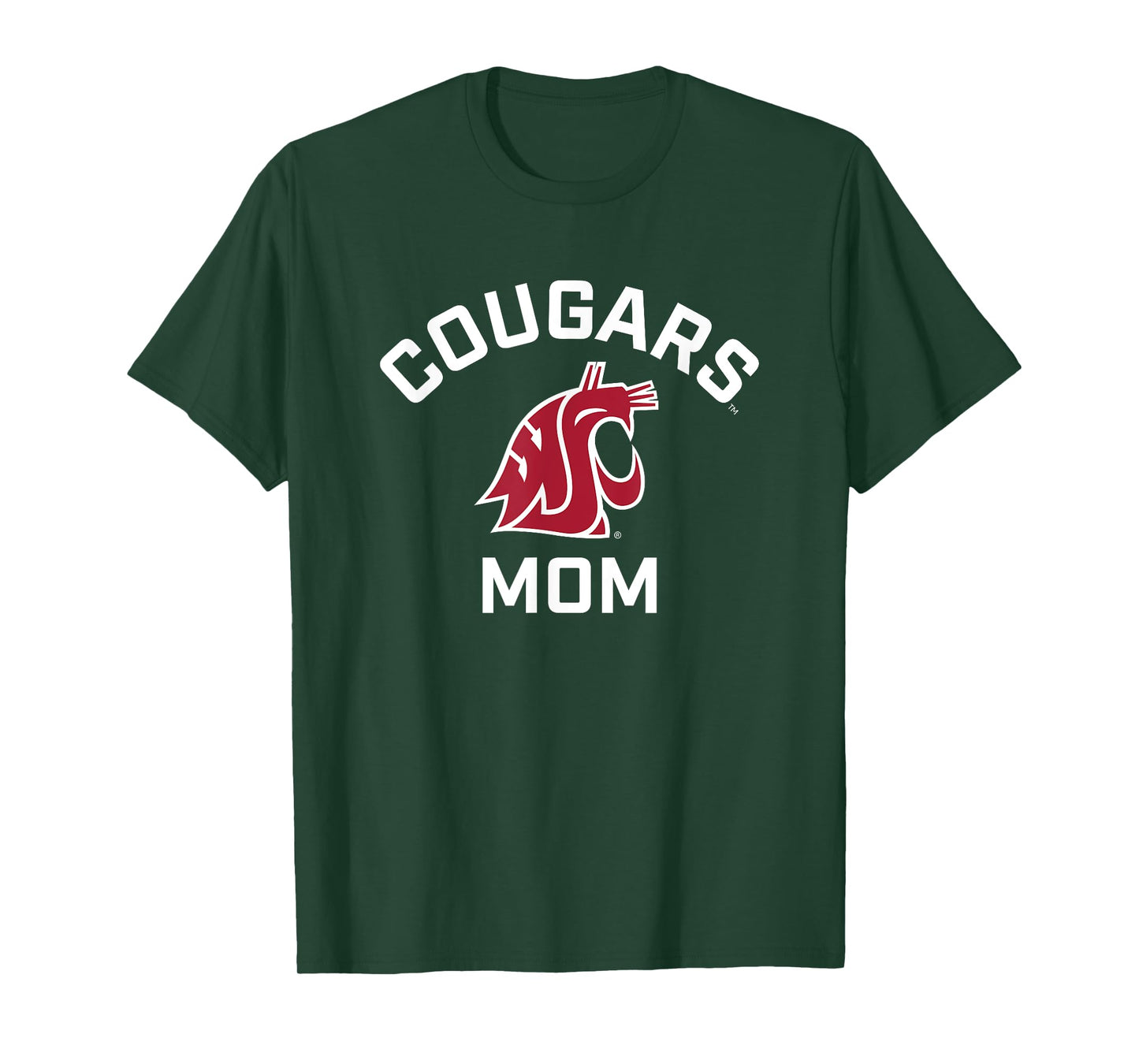 Washington State University Cougars Arched Mom T-Shirt