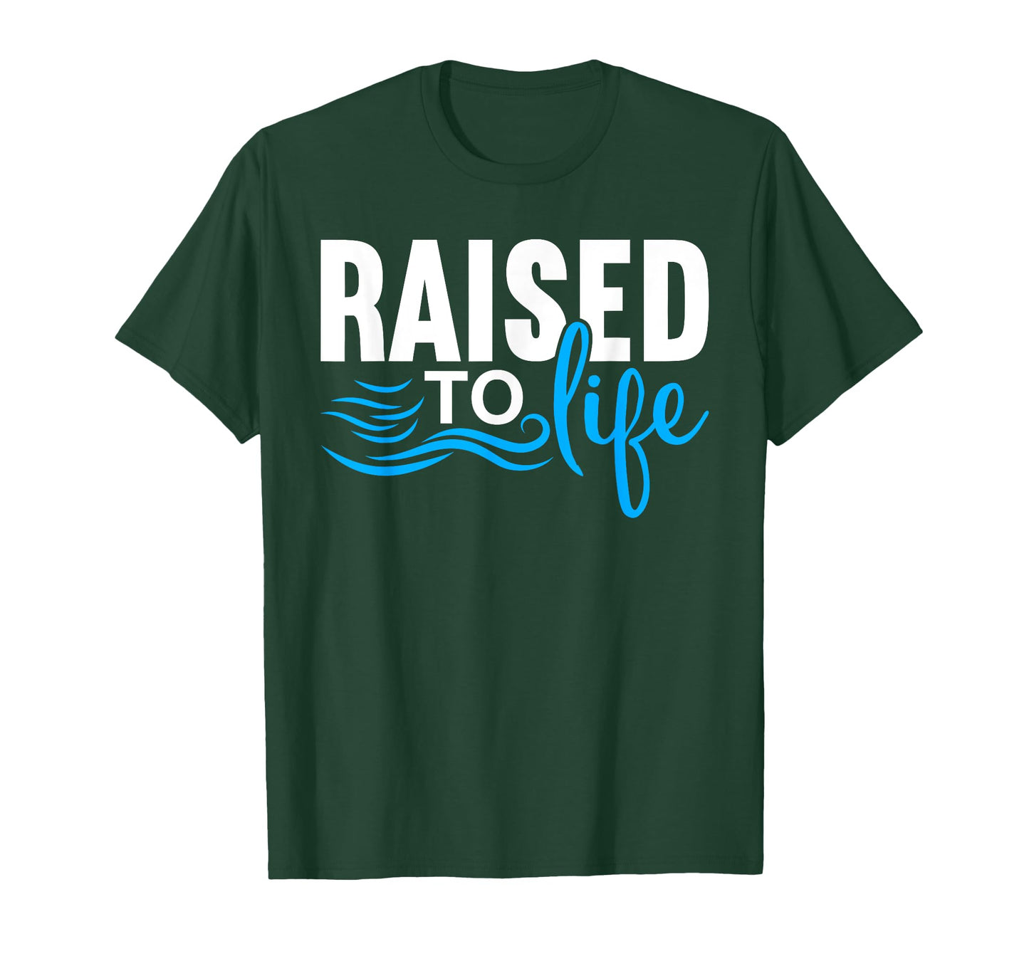 Raised To Life Shirt Baptism Shirt Jesus God Christian T-Shirt