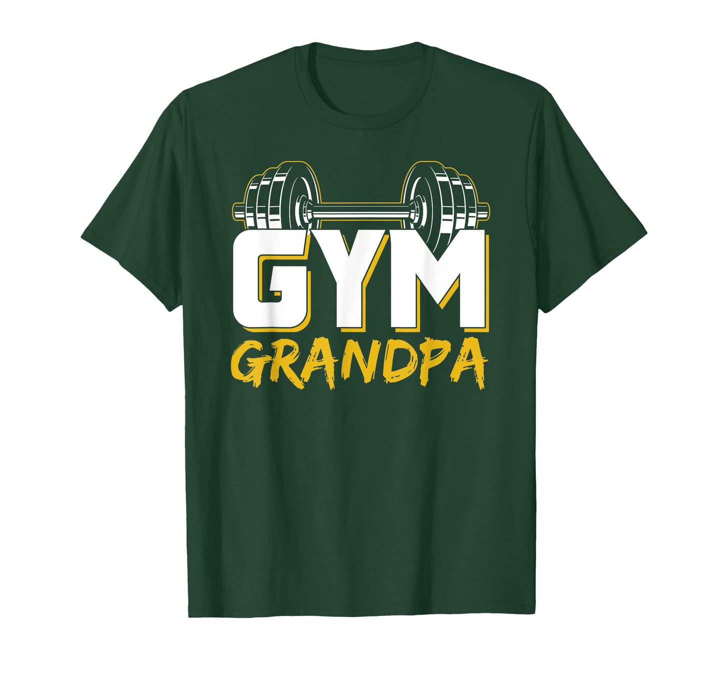 Gym Grandpa Workout Training Fitness Weightlifting Granddad T-Shirt