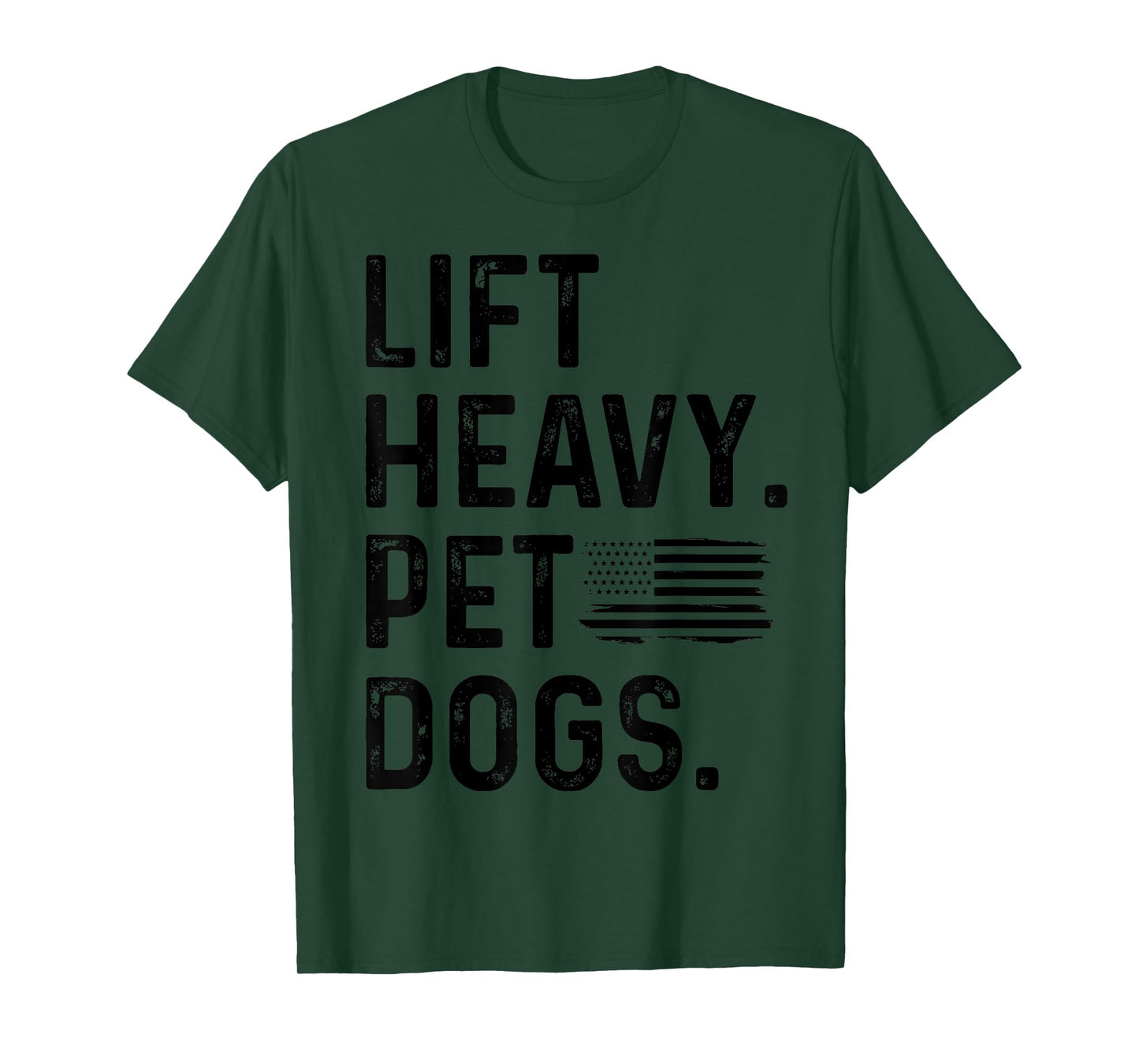 Lift Heavy Pet Dogs Weightlifting Bodybuilding Fitness Funny T-Shirt