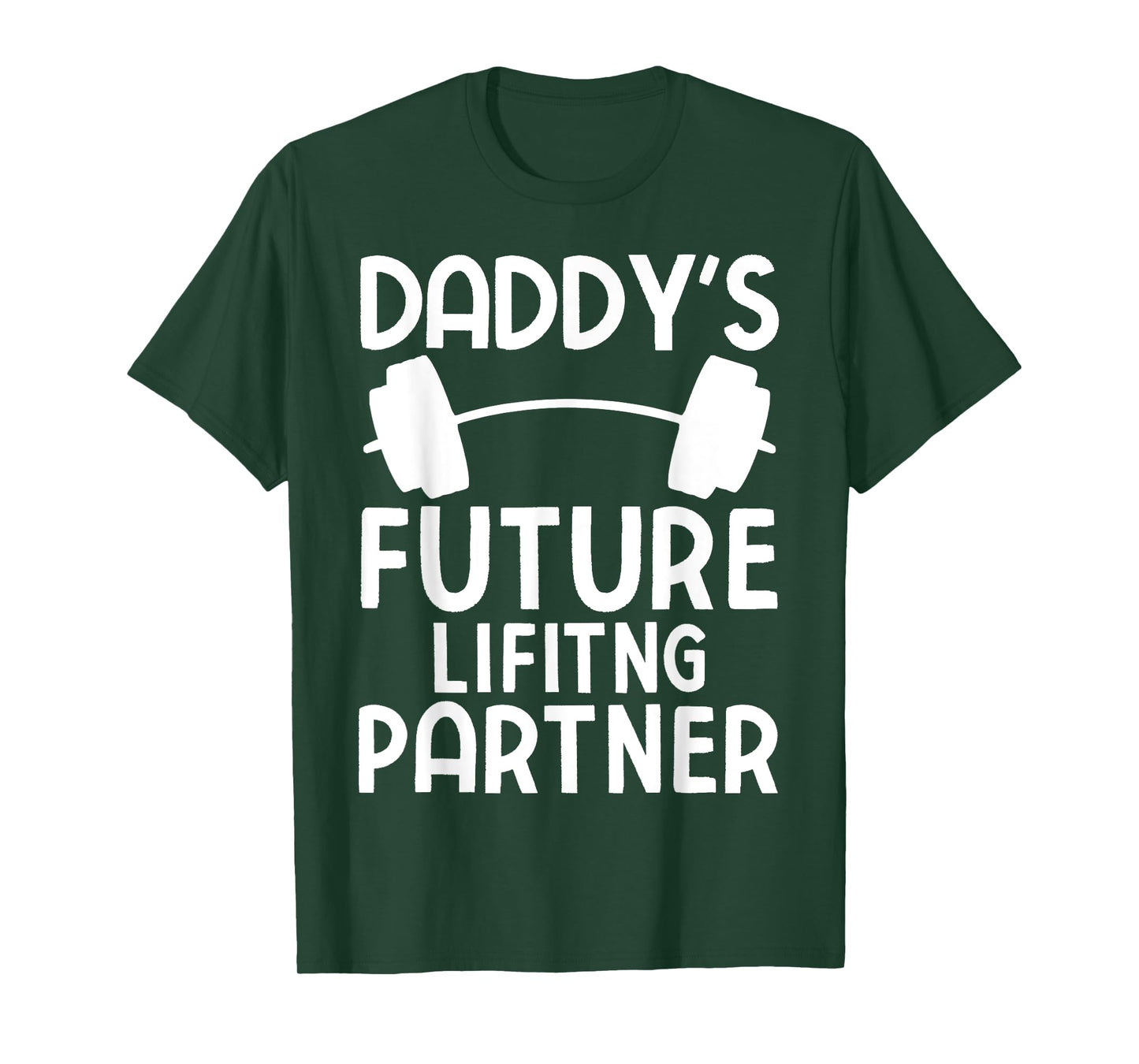 Daddy's Future Lifting Partner Funny Bodybuilding Kids T-Shirt