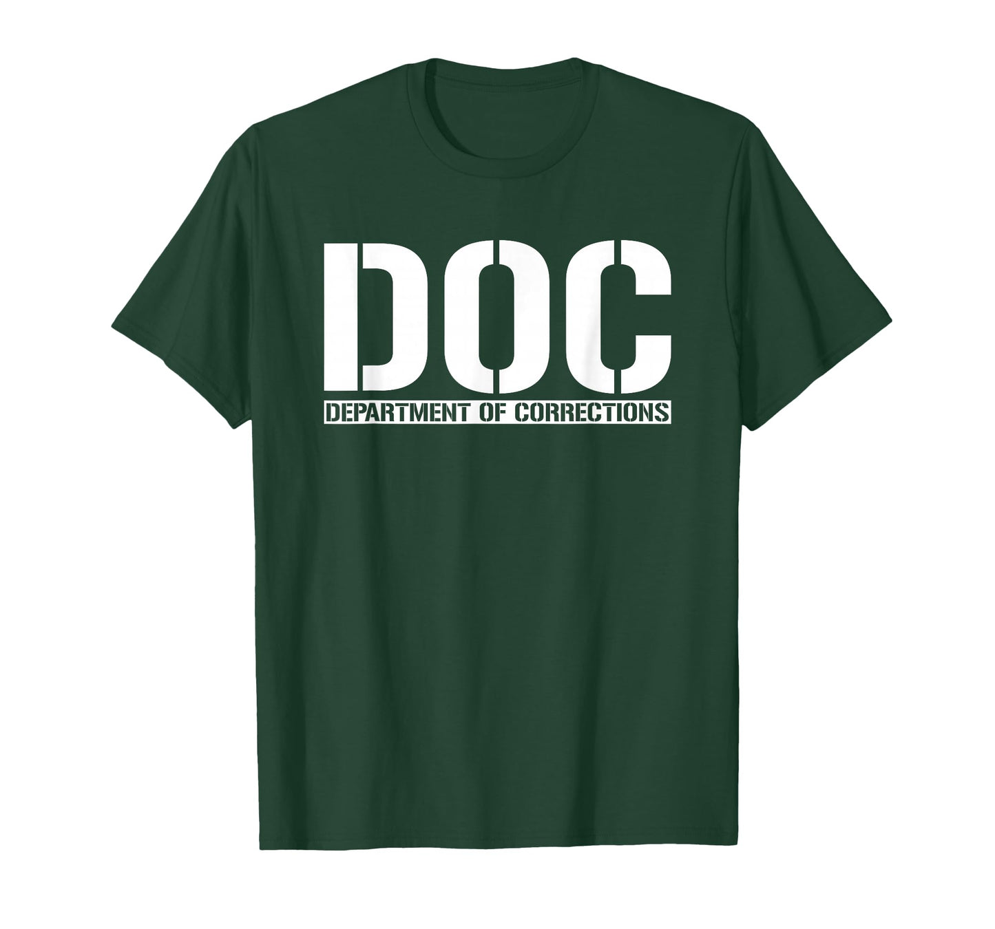DOC DEPARTMENT OF CORRECTIONS INMATE OFFICER COSTUME TEE T-Shirt