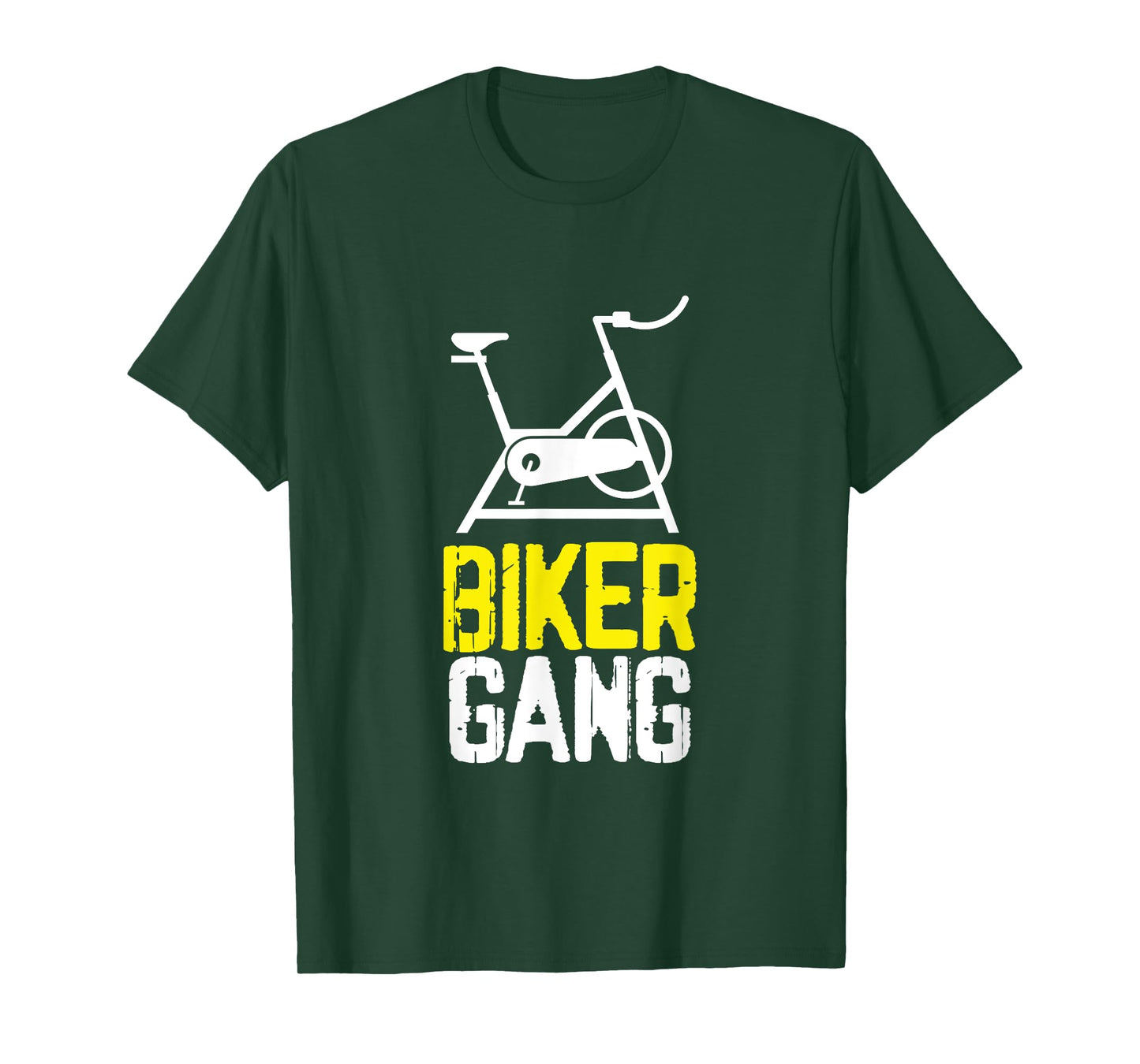 Biker Gang Funny Spin Saying Gym Workout Spinning T-Shirt