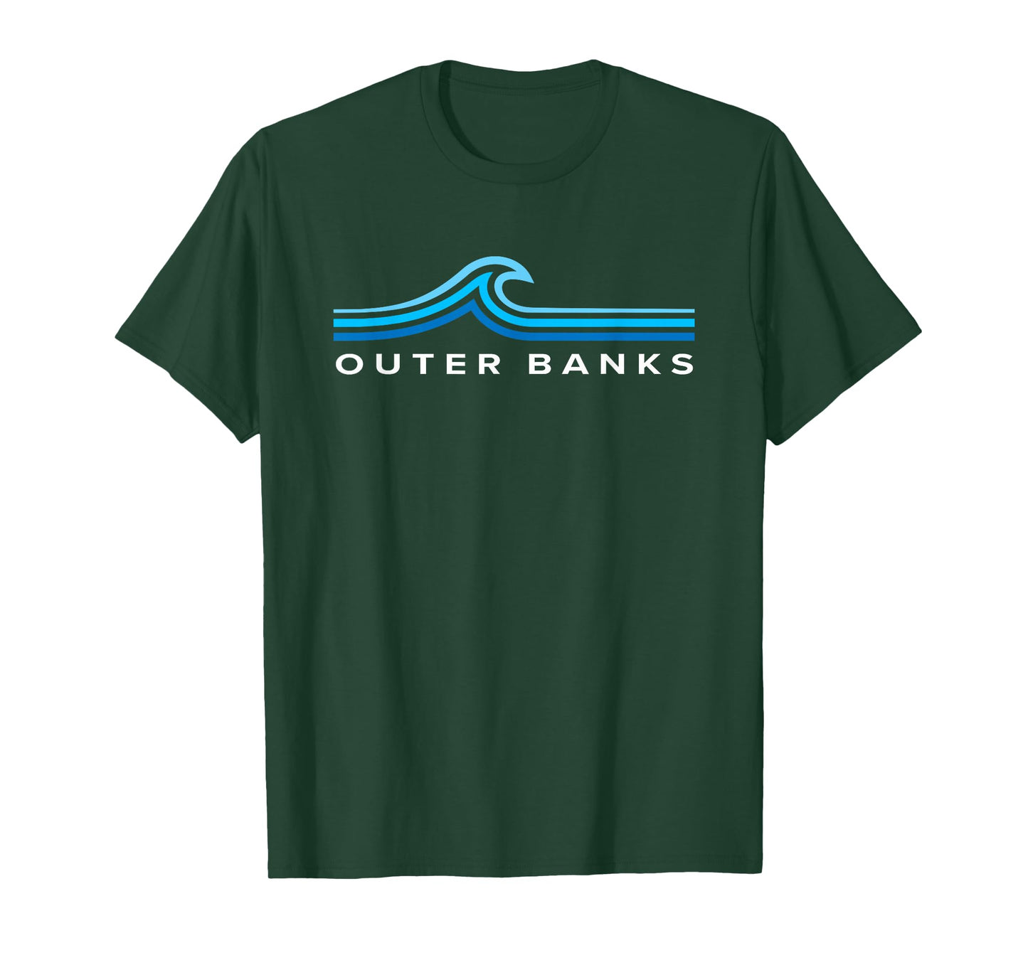 Outer Banks NC Waves Vintage Mens Womens Girls Boys Souvenir T-Shirt