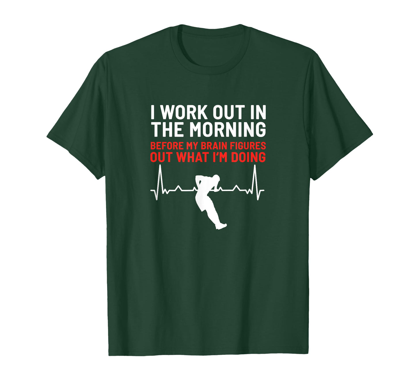 I Work Out In The Morning Funny Calisthenics Muscle Up T-Shirt