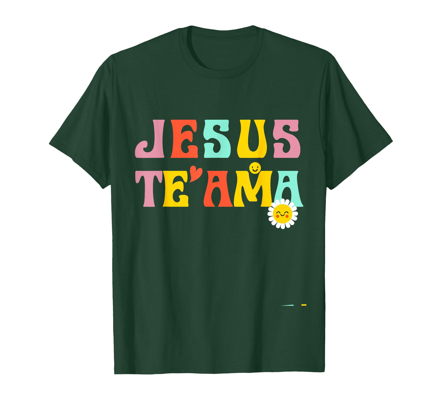 Camiseta Cristiana Para Mujer Espanol Spanish Jesus Te Ama T-Shirt