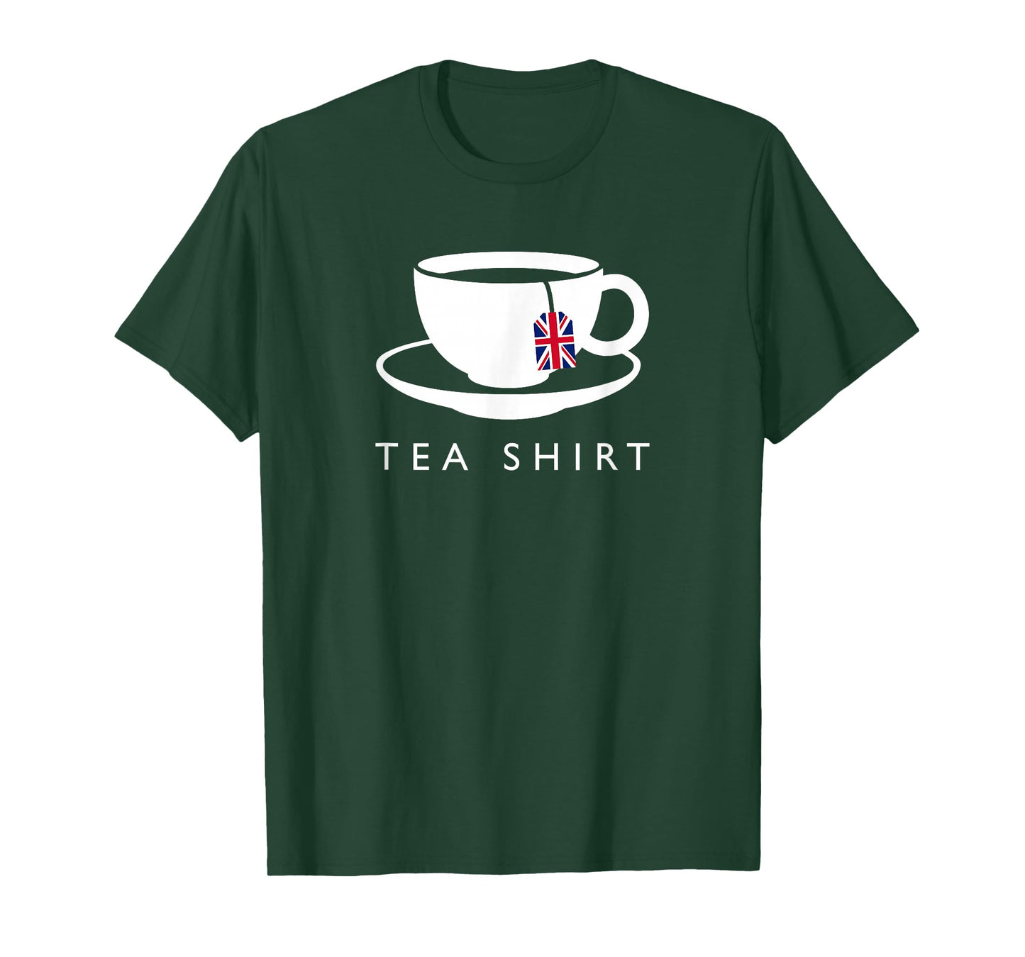 I Love English Tea UK Flag T-Shirt