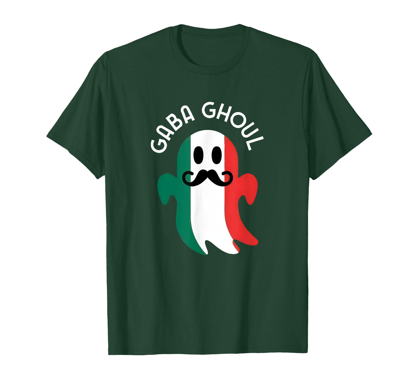 Funny Italian Ghost Halloween Pun Gaba Ghoul T-Shirt