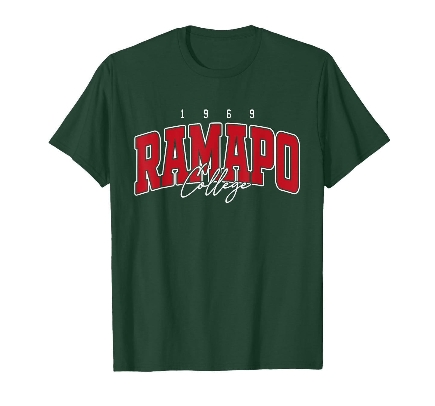 Ramapo Arch Vintage Retro Athletic Sports Tee Men Women T-Shirt