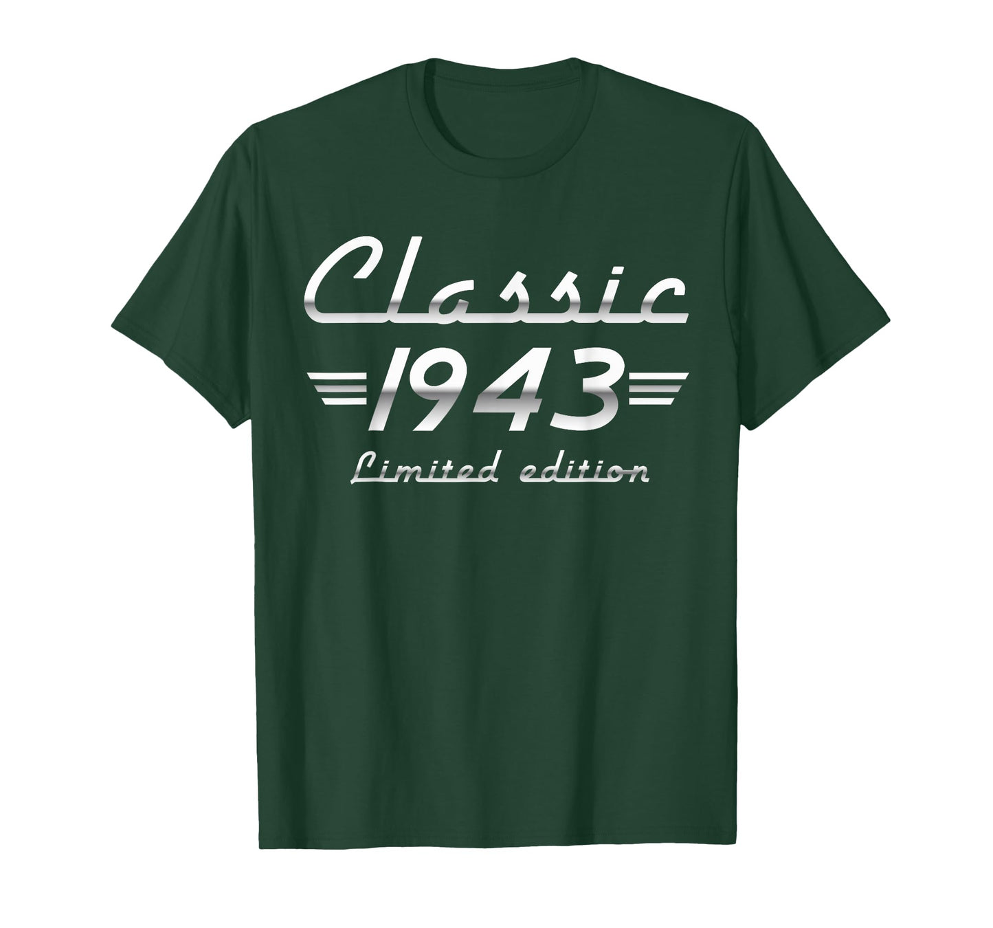 82 Year Old Gifts Classic 1943 Limited Edition 82nd Birthday T-Shirt