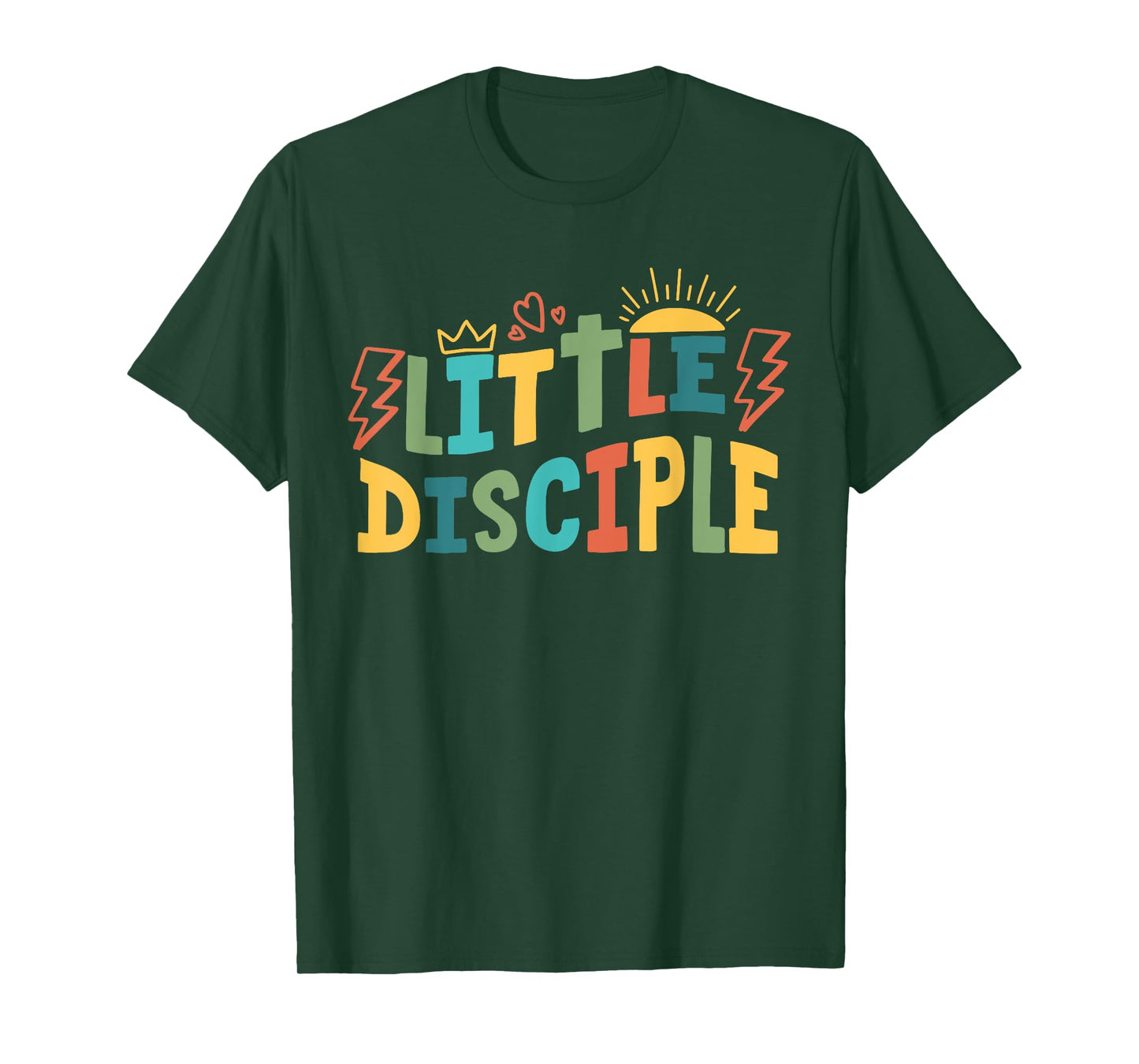 Little Disciple Kids Christian Toddler Religious Youth Jesus T-Shirt