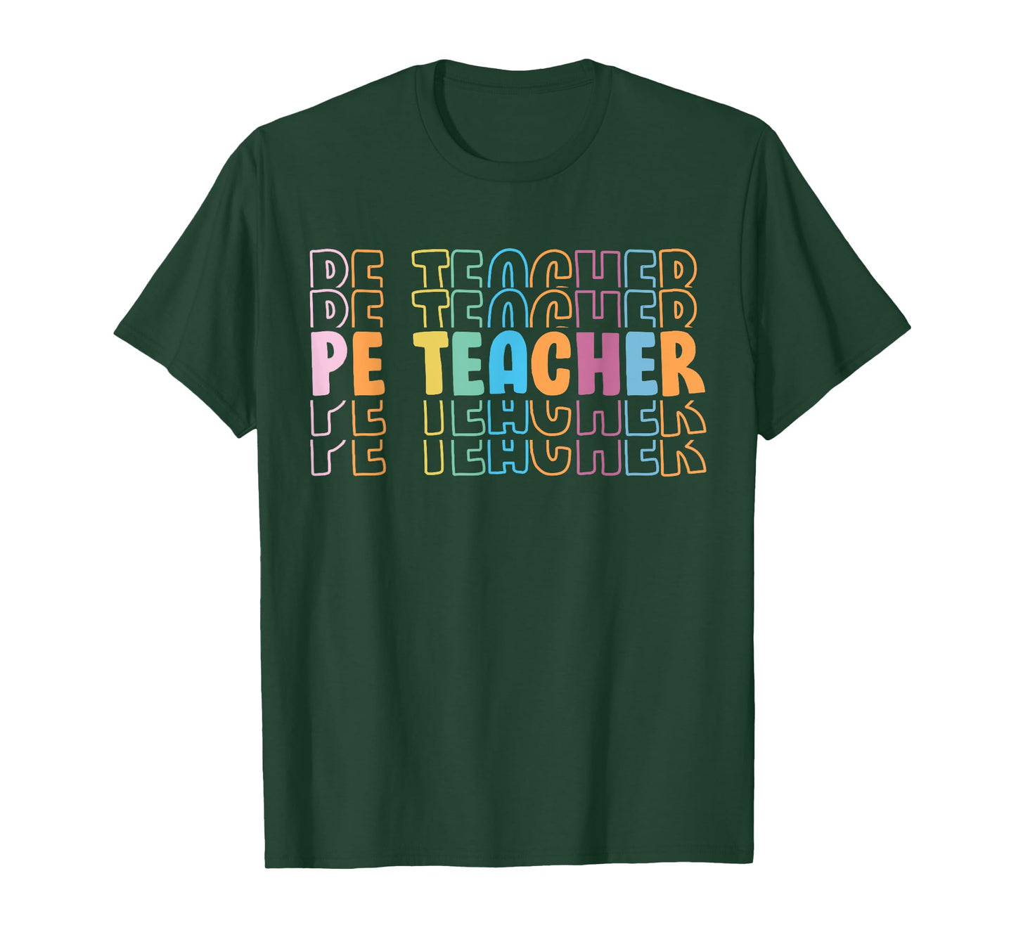 PE Teacher Vintage retro groovy Physical Education Teacher T-Shirt