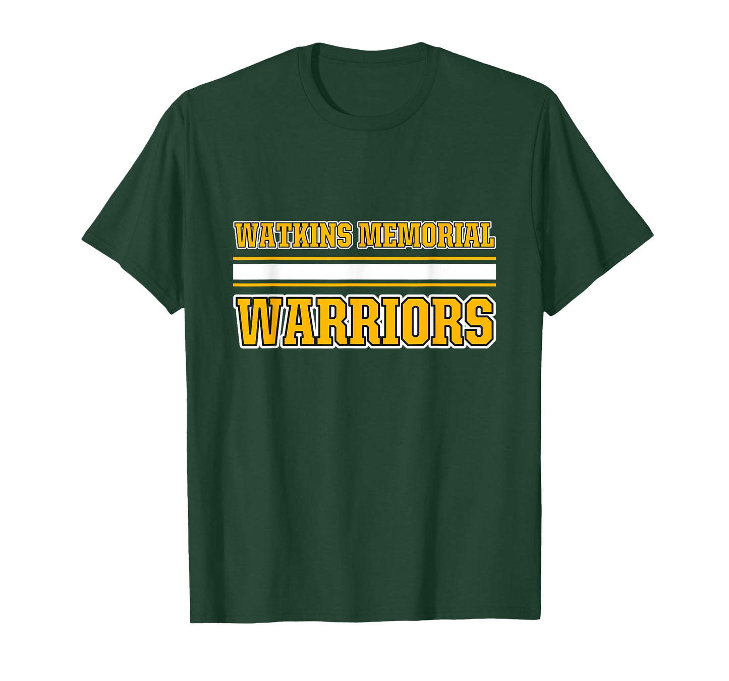 Watkins Memorial Warriors Horizontal Stripes T-Shirt