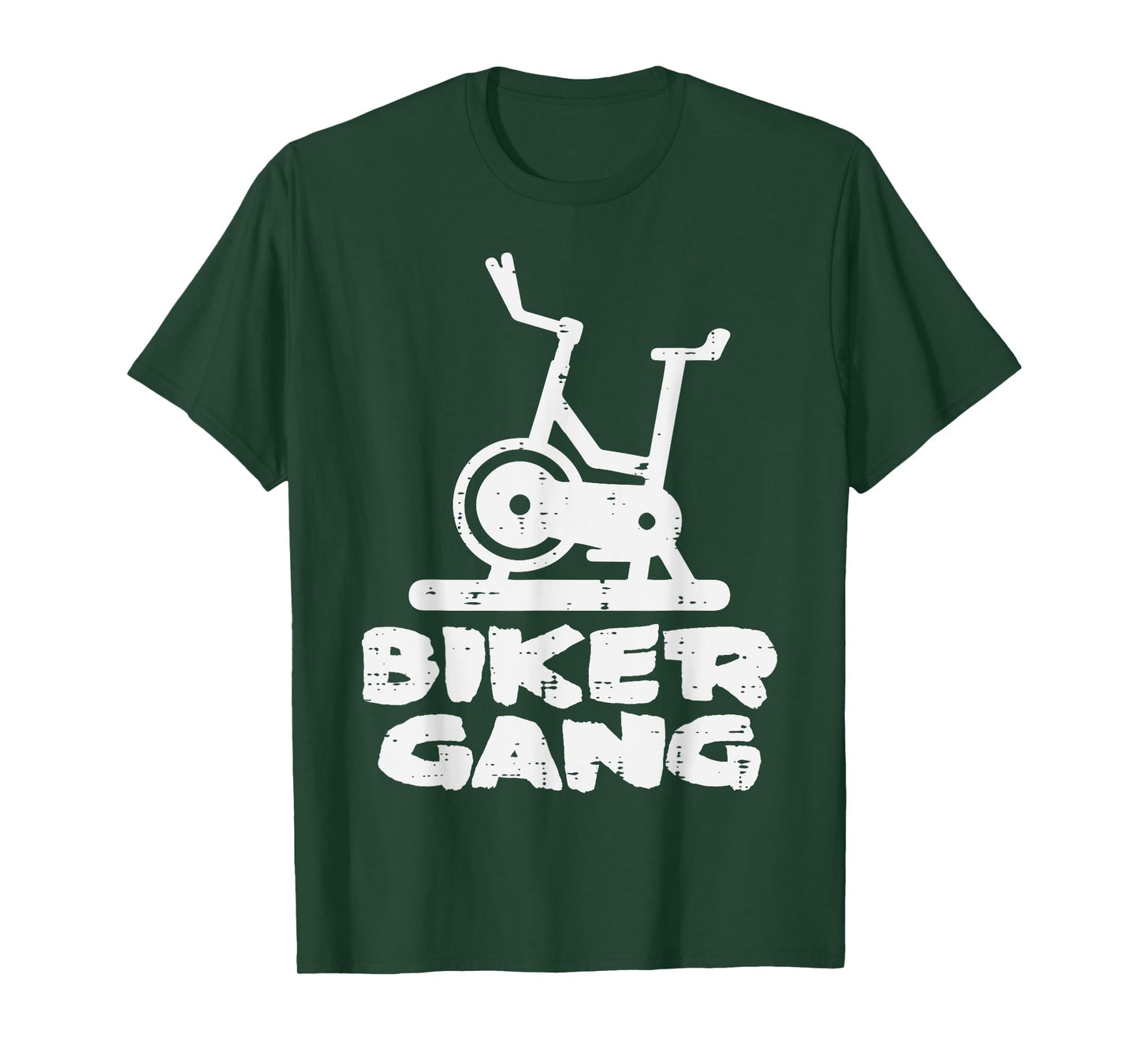 Gym Biker Gang Funny Spin Cycling Workout Fitness Women Men T-Shirt