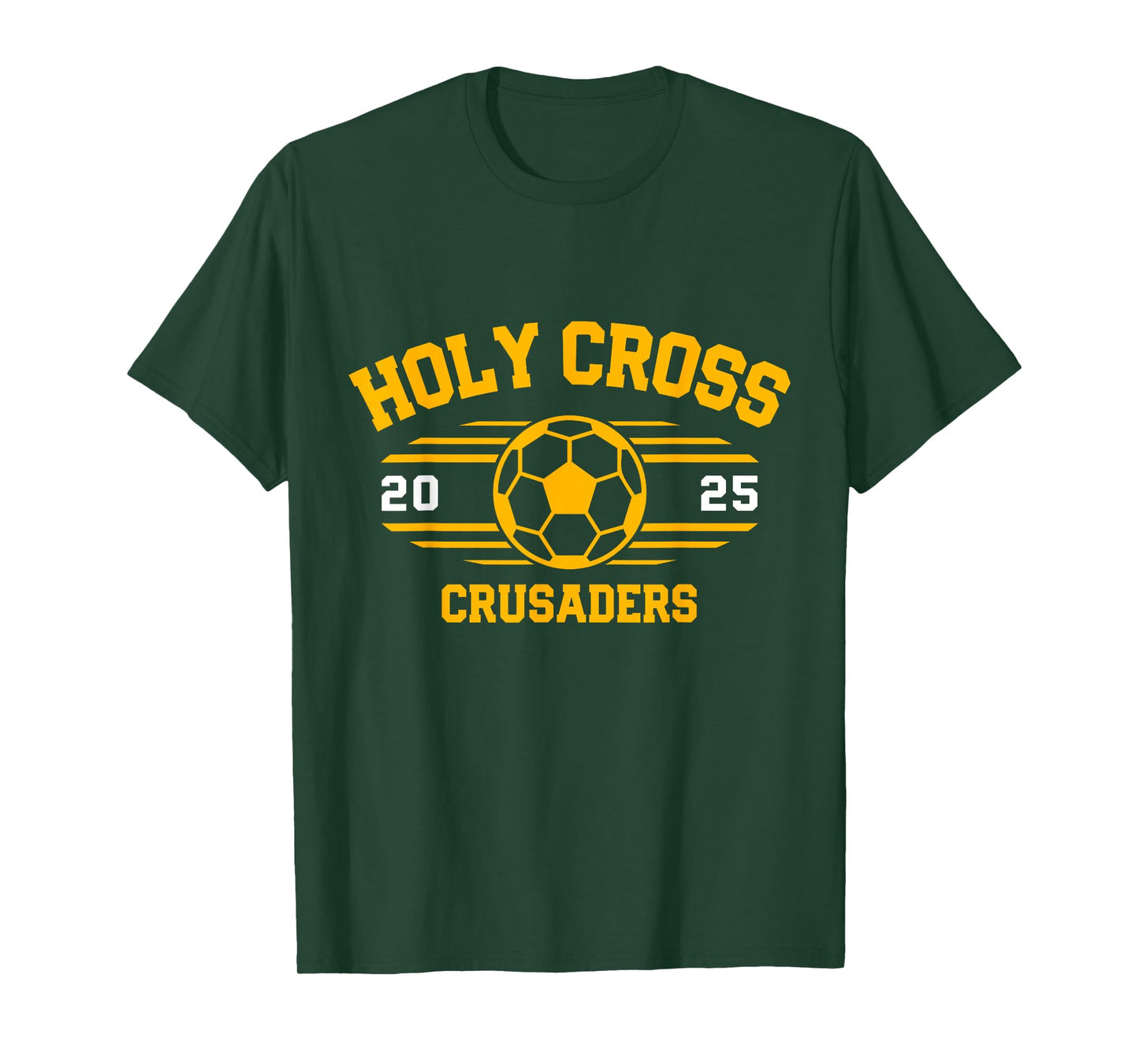 Holy Cross Crusaders Soccer Ball 2025 T-Shirt