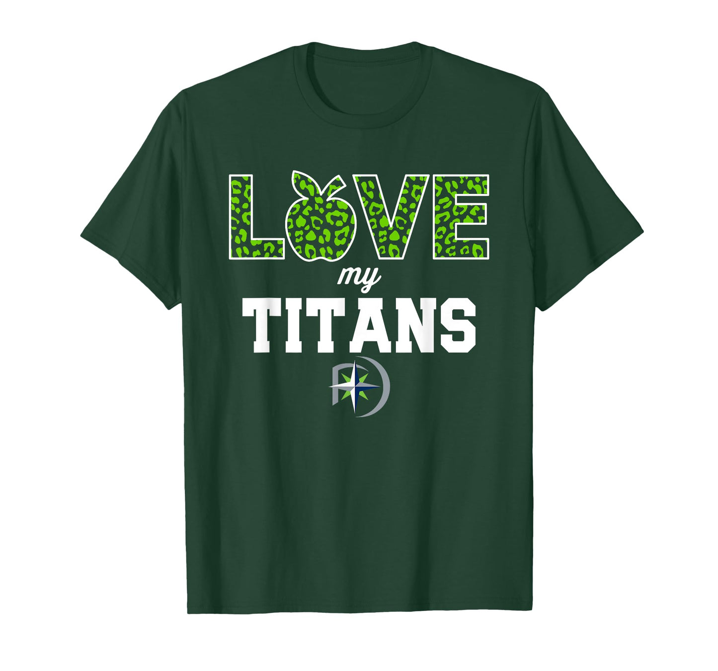 Discovery Titans Logo Love My Team HS T-Shirt