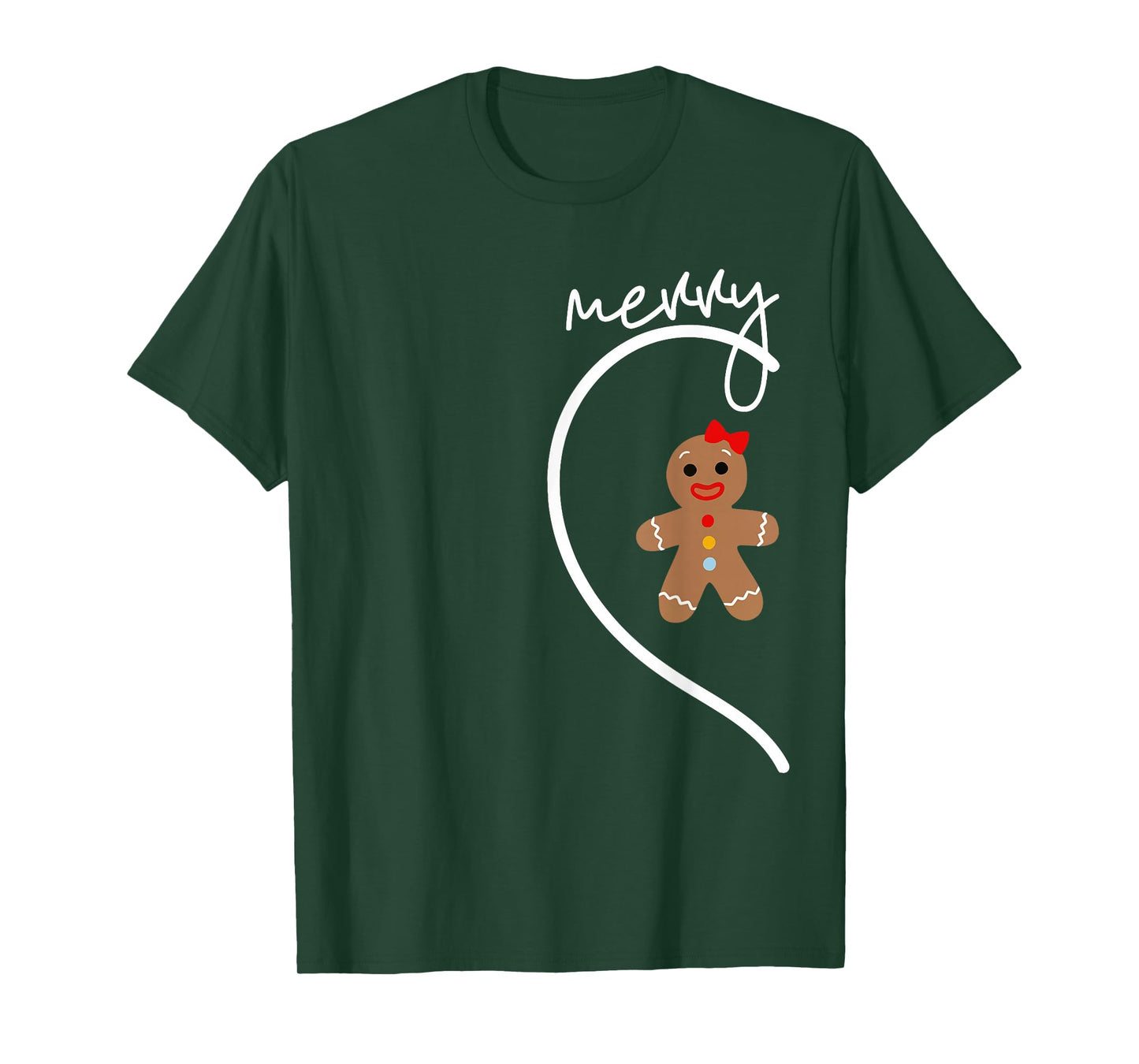 Merry Christmas Gingerbread Xmas Pajamas Holiday Couples T-Shirt